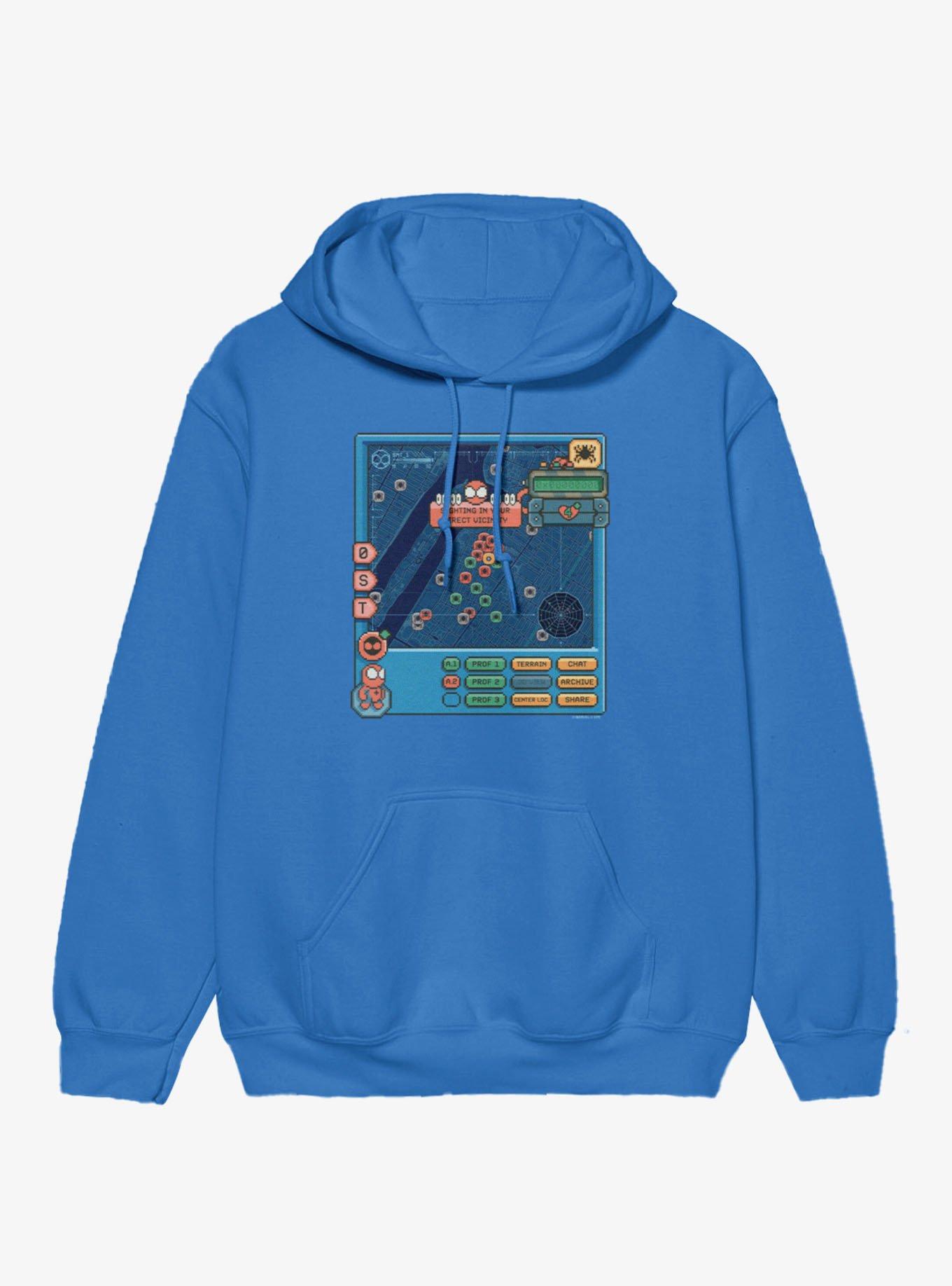 Marvel Spider-Man Brand New Day Spidey Tracker Hoodie, ROYAL, hi-res view 1