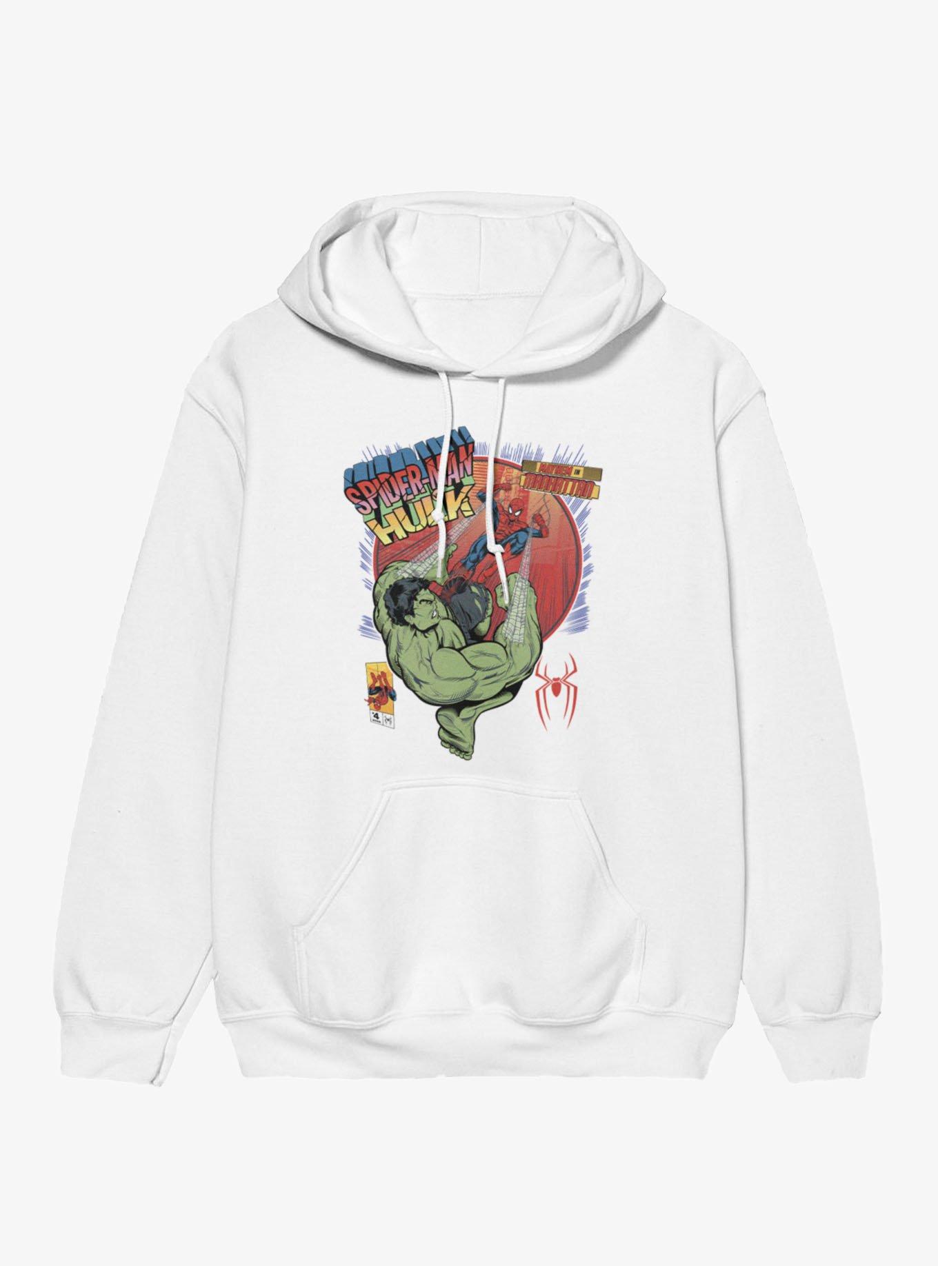 Marvel Spider-Man Brand New Day Mayhem In Manhattan Slingshot Kick Hoodie, , hi-res