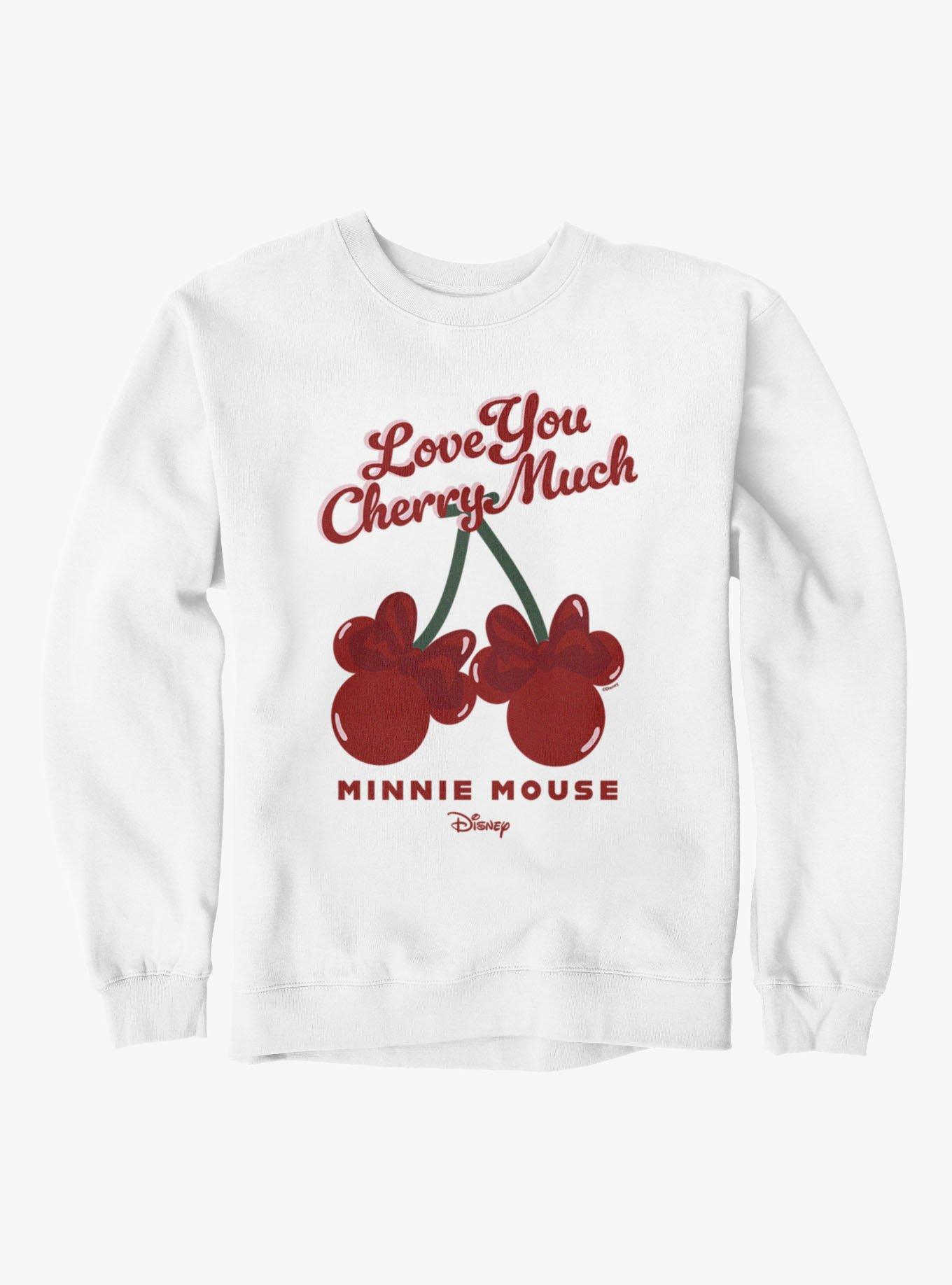 Disney Minnie Mouse Love You Cherry Much Sweatshirt, , hi-res