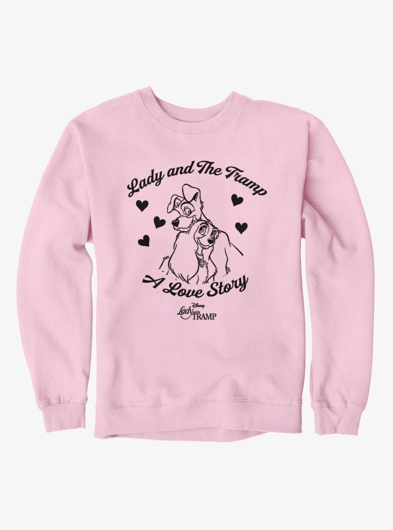 Disney Lady And The Tramp Love Story Sweatshirt, , hi-res