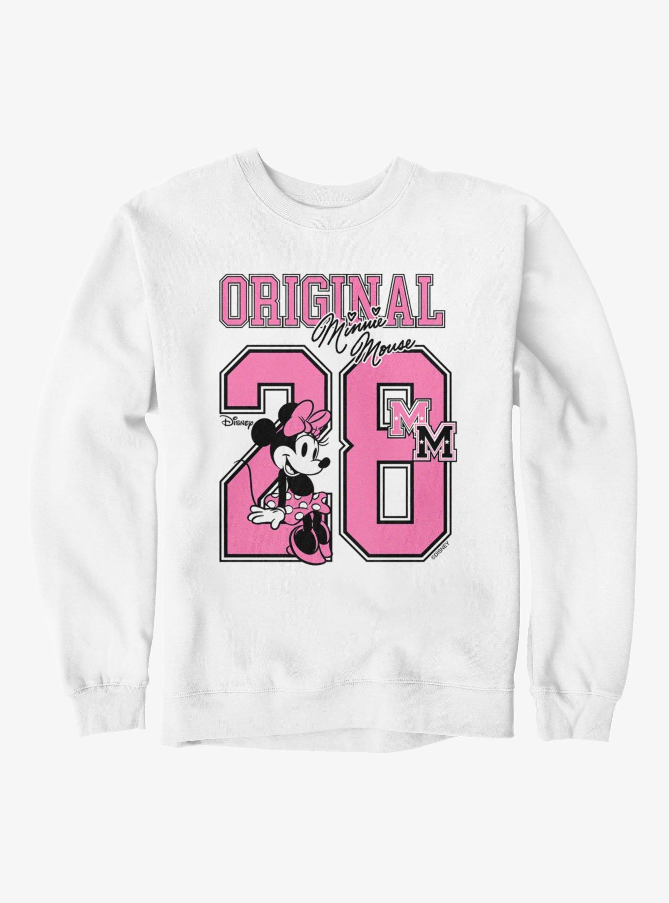 Disney Minnie Mouse Original 28 In Pink Sweatshirt, , hi-res