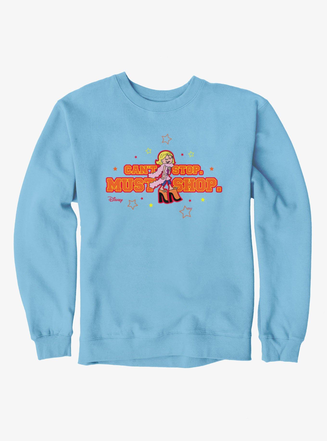Disney Lizzie McGuire Can't Stop Must Shop Sweatshirt, , hi-res