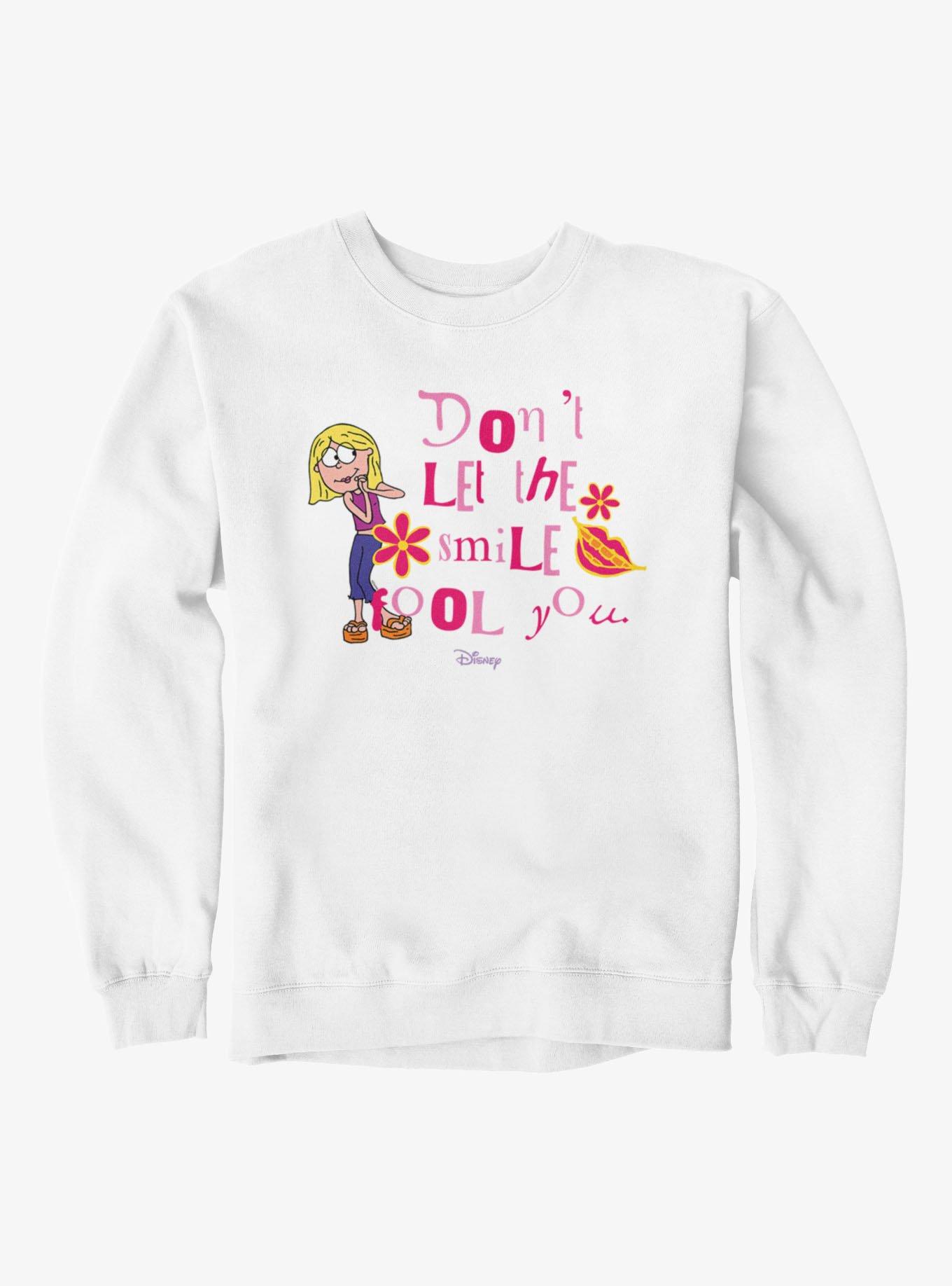 Disney Lizzie McGuire Don't Let The Smile Fool You Sweatshirt, , hi-res