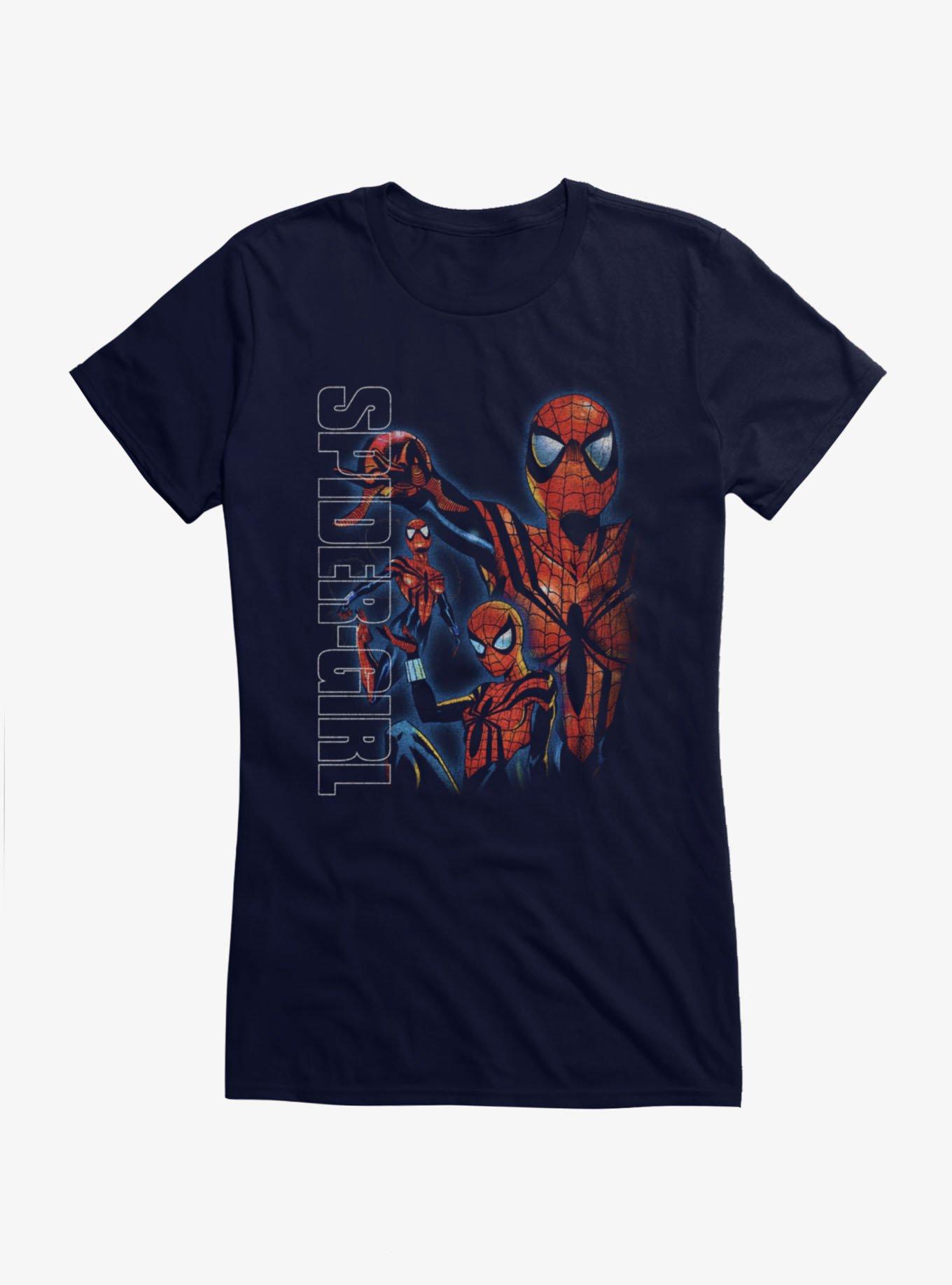 Marvel Spider-Man Spider-Girl Strike A Pose Montage Girls T-Shirt, , hi-res