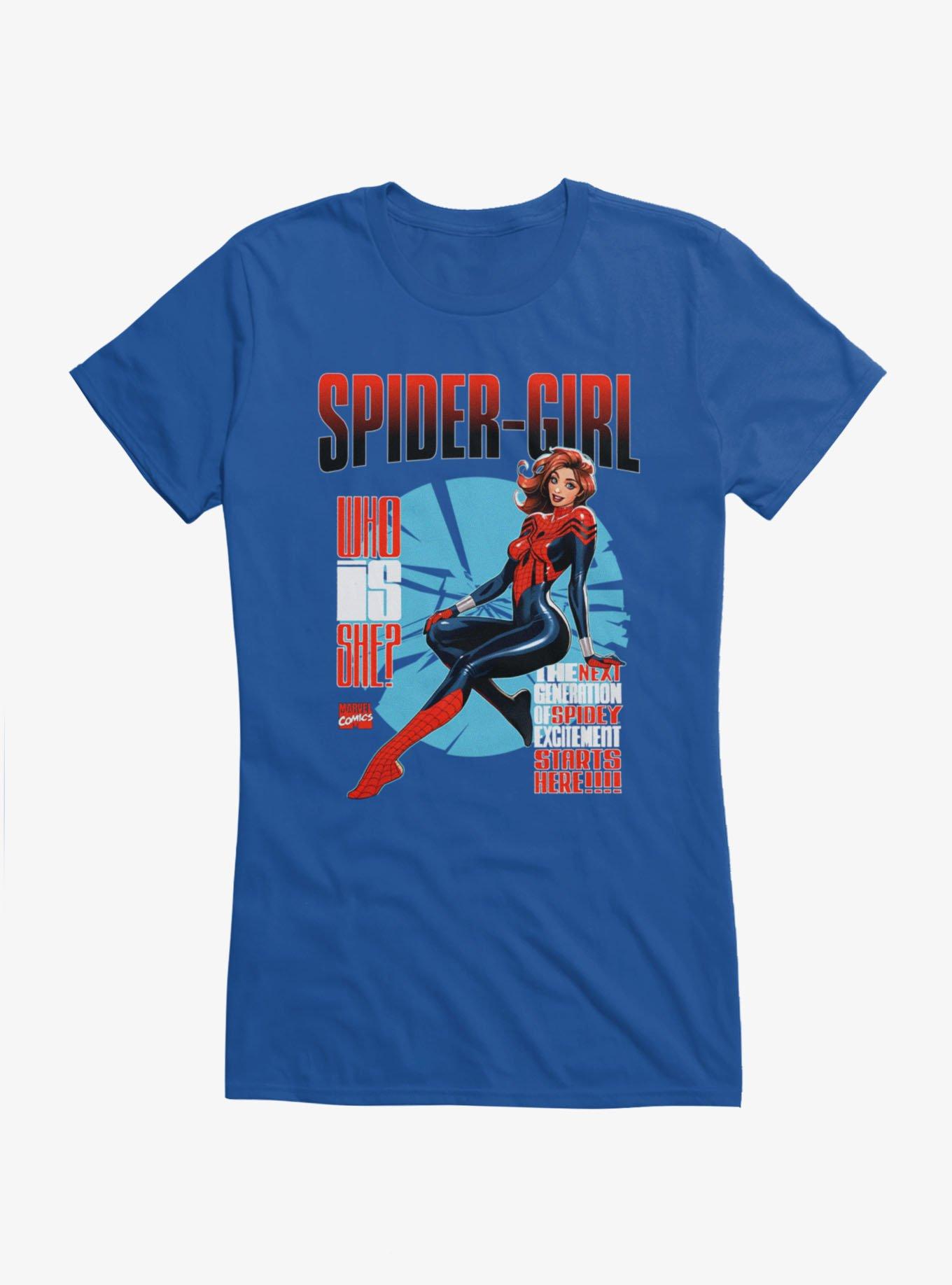 Marvel Spider-Man Who Is Spider-Girl Next Generation Girls T-Shirt, , hi-res