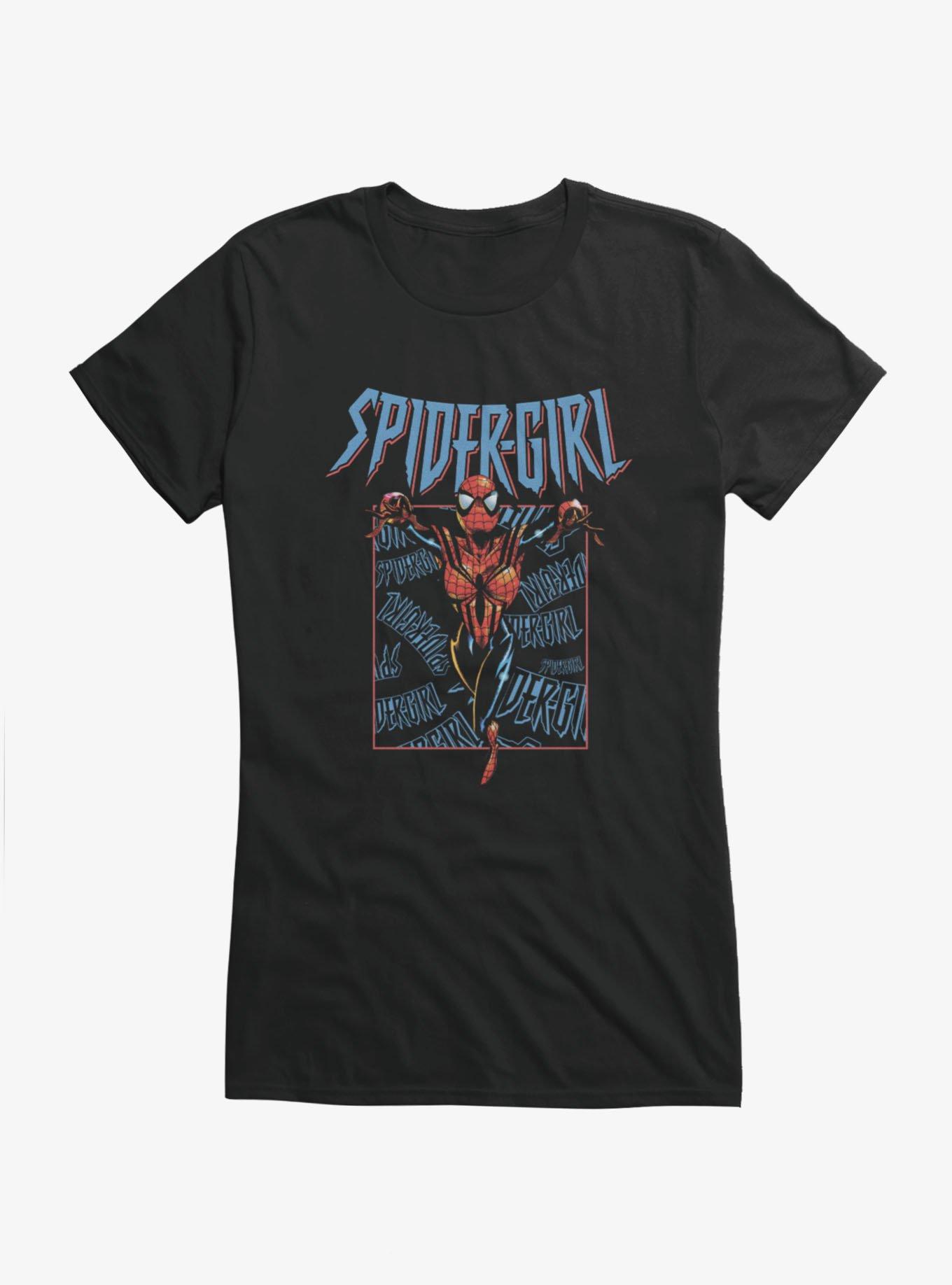 Marvel Spider-Man Spider-Girl Boxed In Red Girls T-Shirt, , hi-res