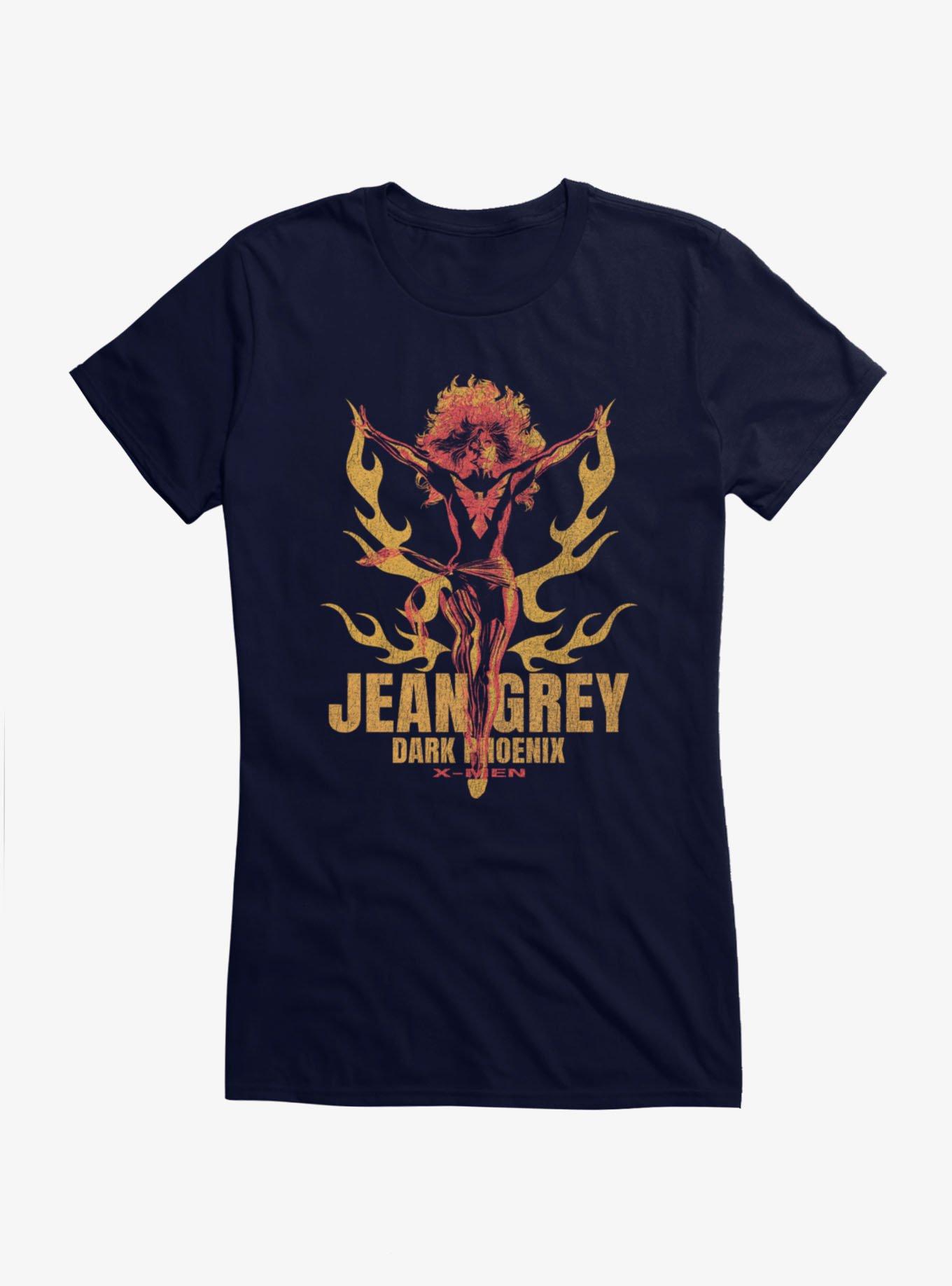Marvel X-Men Jean Grey Dark Phoenix Orange And Red Flames Girls T-Shirt, , hi-res