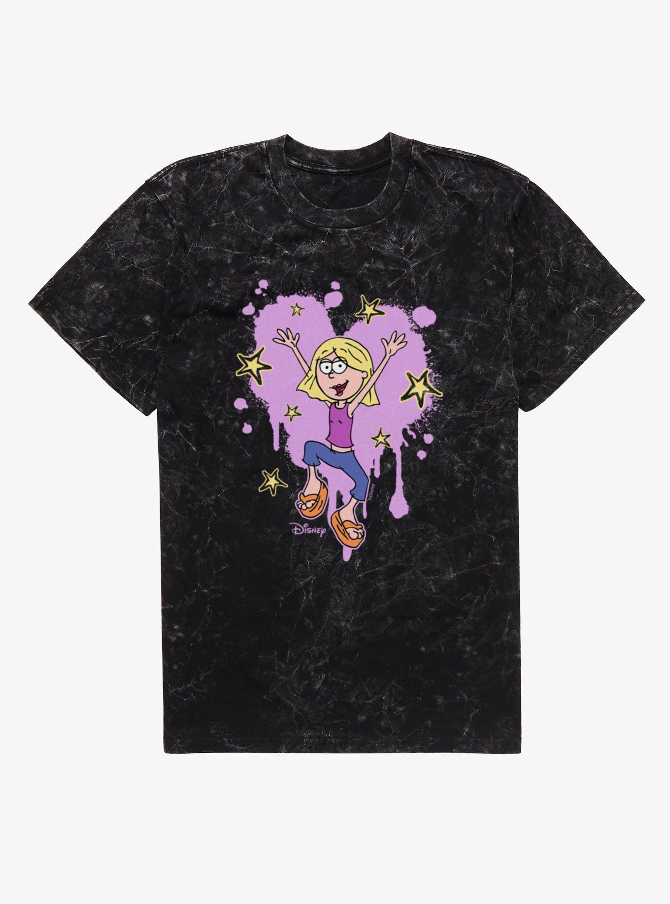 Disney Lizzie McGuire Stars And Heart Jump Mineral Wash T-Shirt, , hi-res
