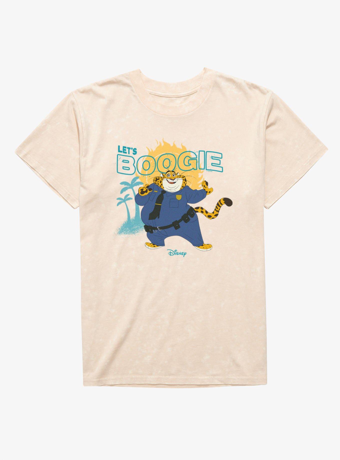 Disney Pixar Zootopia 2 Let'S Boogie Officer Clawhauser Mineral Wash T-Shirt, , hi-res
