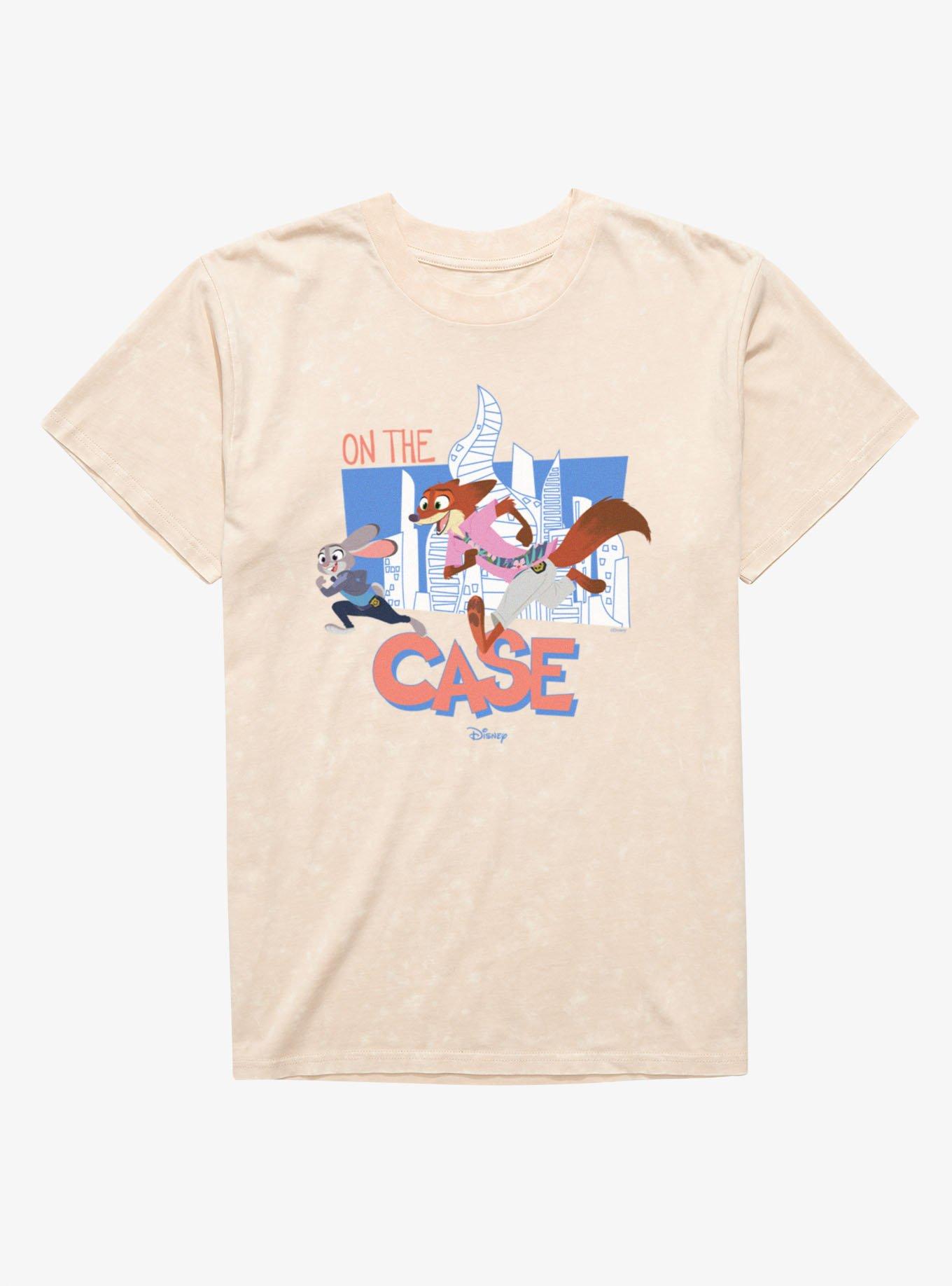 Disney Pixar Zootopia 2 On The Case Sly Hopps Run Mineral Wash T-Shirt, , hi-res