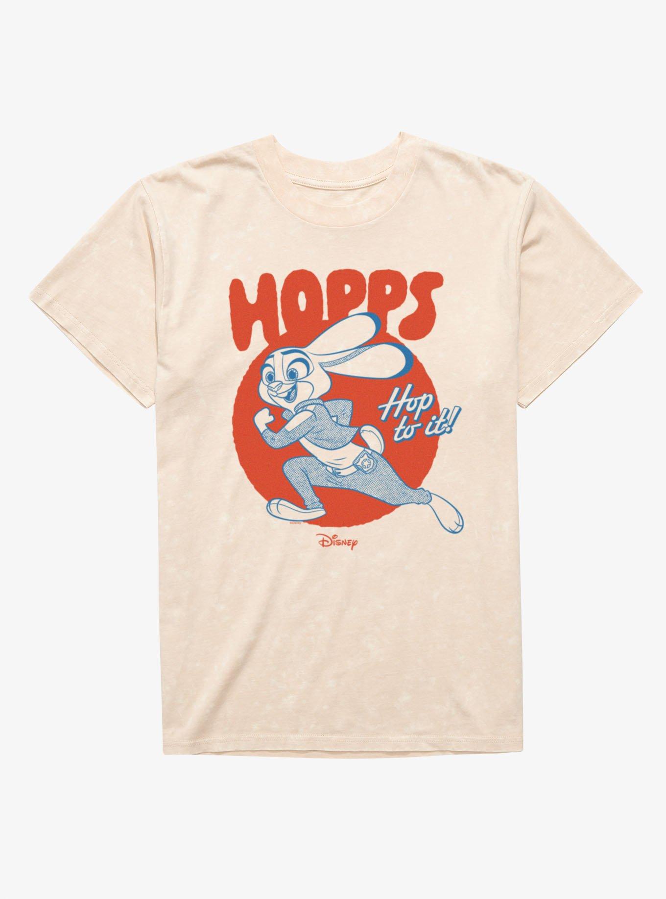 Disney Pixar Zootopia 2 Hop To It! Hopps Mineral Wash T-Shirt, , hi-res