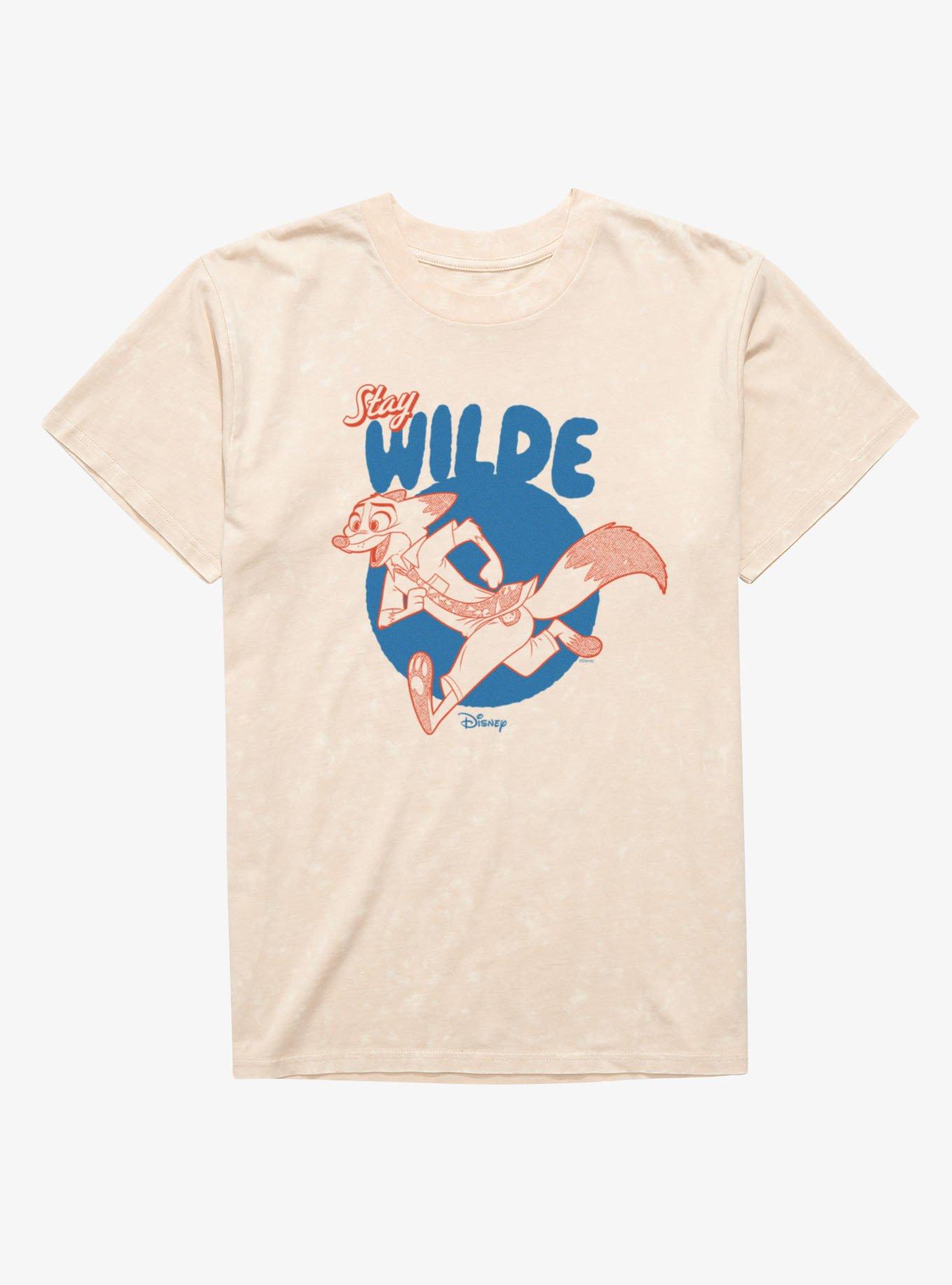 Disney Pixar Zootopia 2 Stay Wilde Sly Mineral Wash T-Shirt, , hi-res