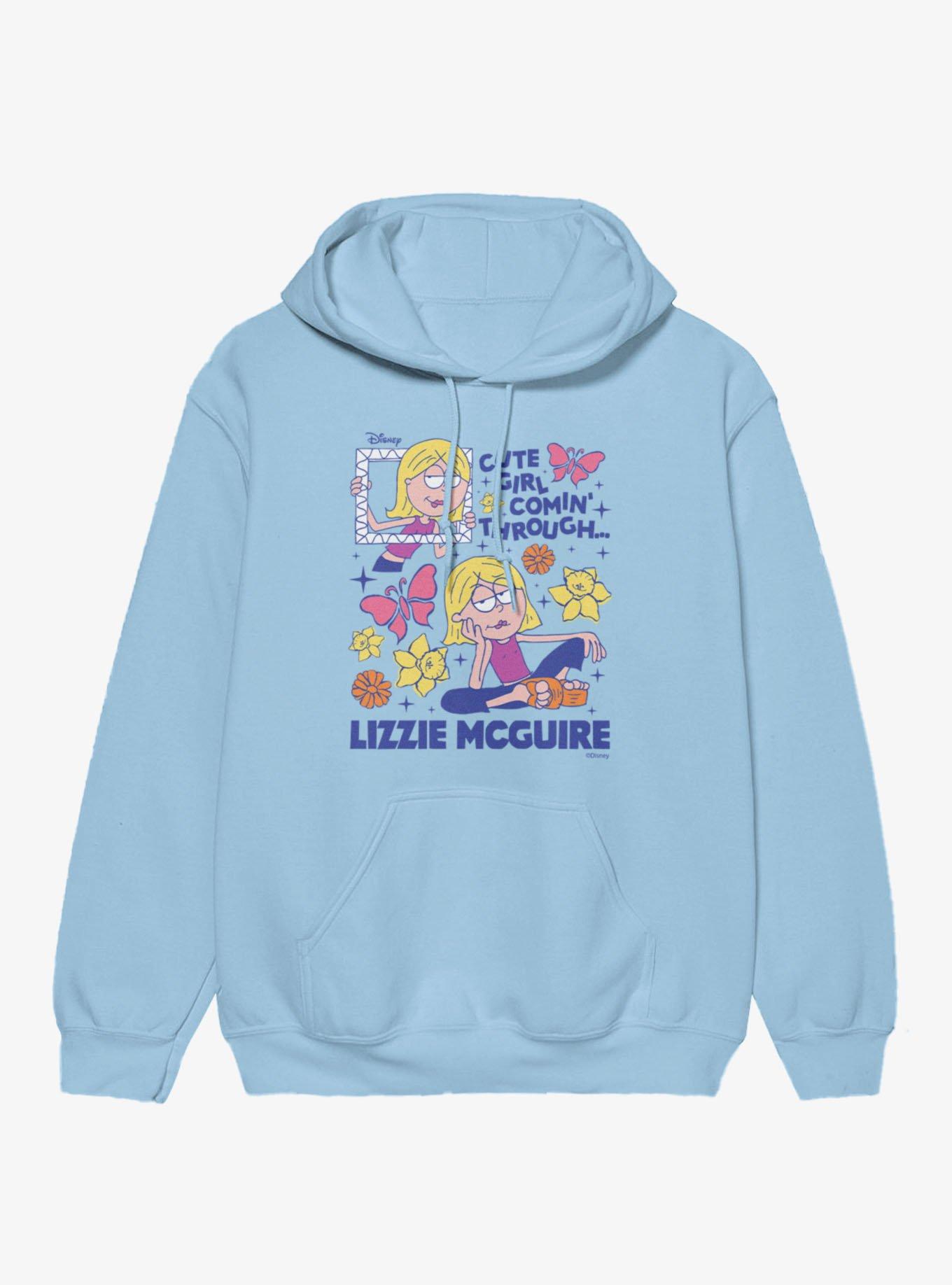 Disney Lizzie McGuire Cute Girl Coming Through Frame Hoodie, , hi-res