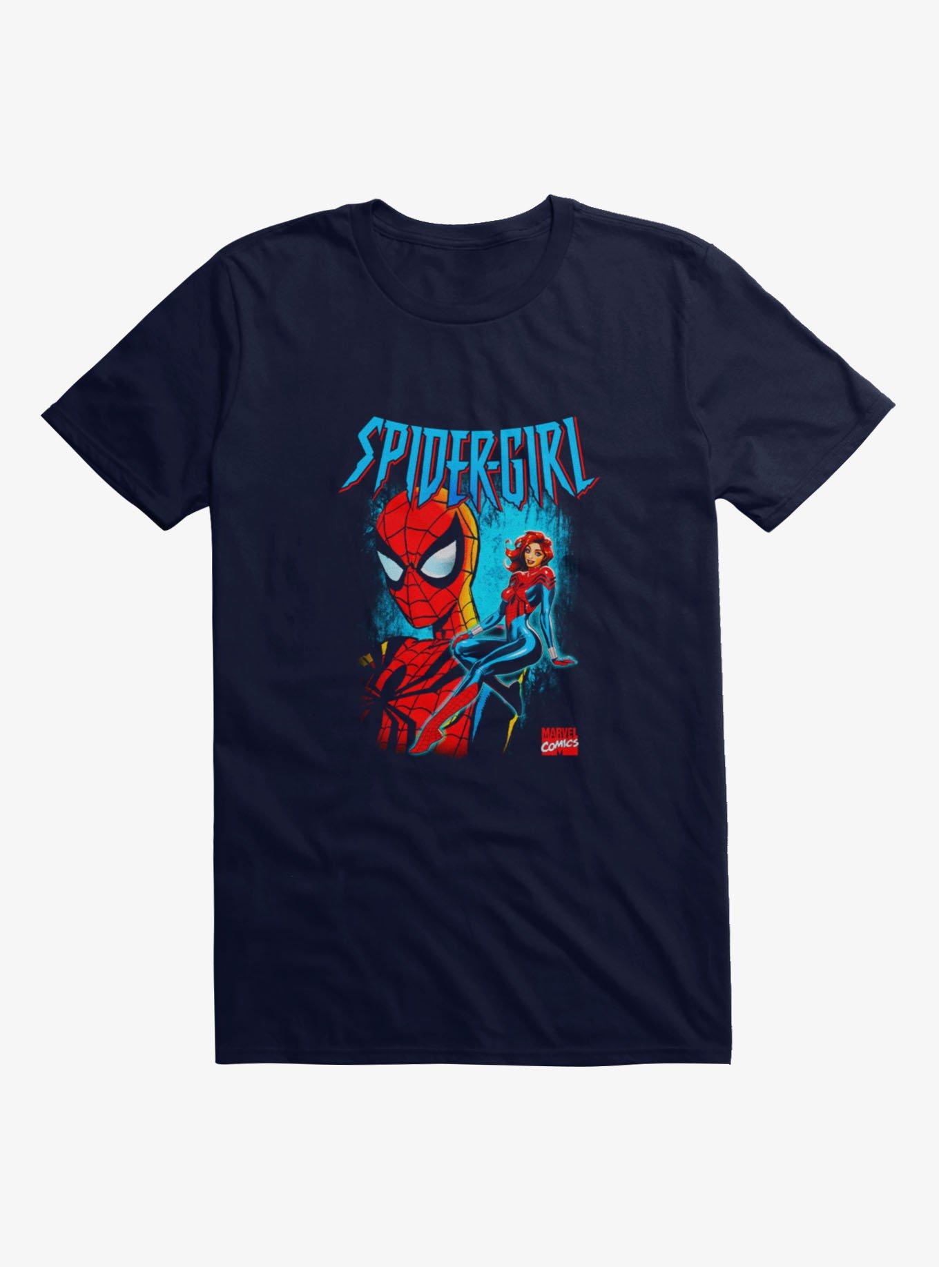 Marvel Spider-Man Spider-Girl Seated And Masked T-Shirt, , hi-res