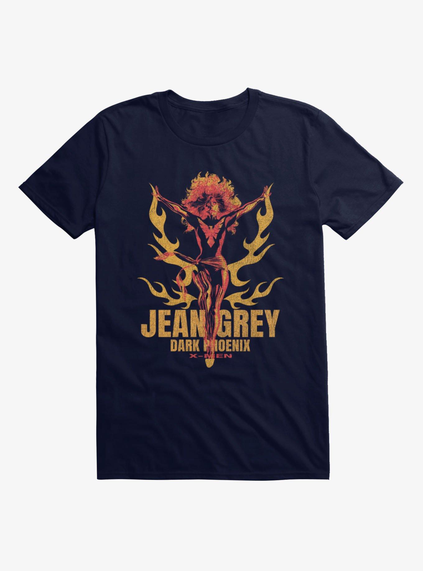 Marvel X-Men Jean Grey Dark Phoenix Orange And Red Flames T-Shirt, , hi-res