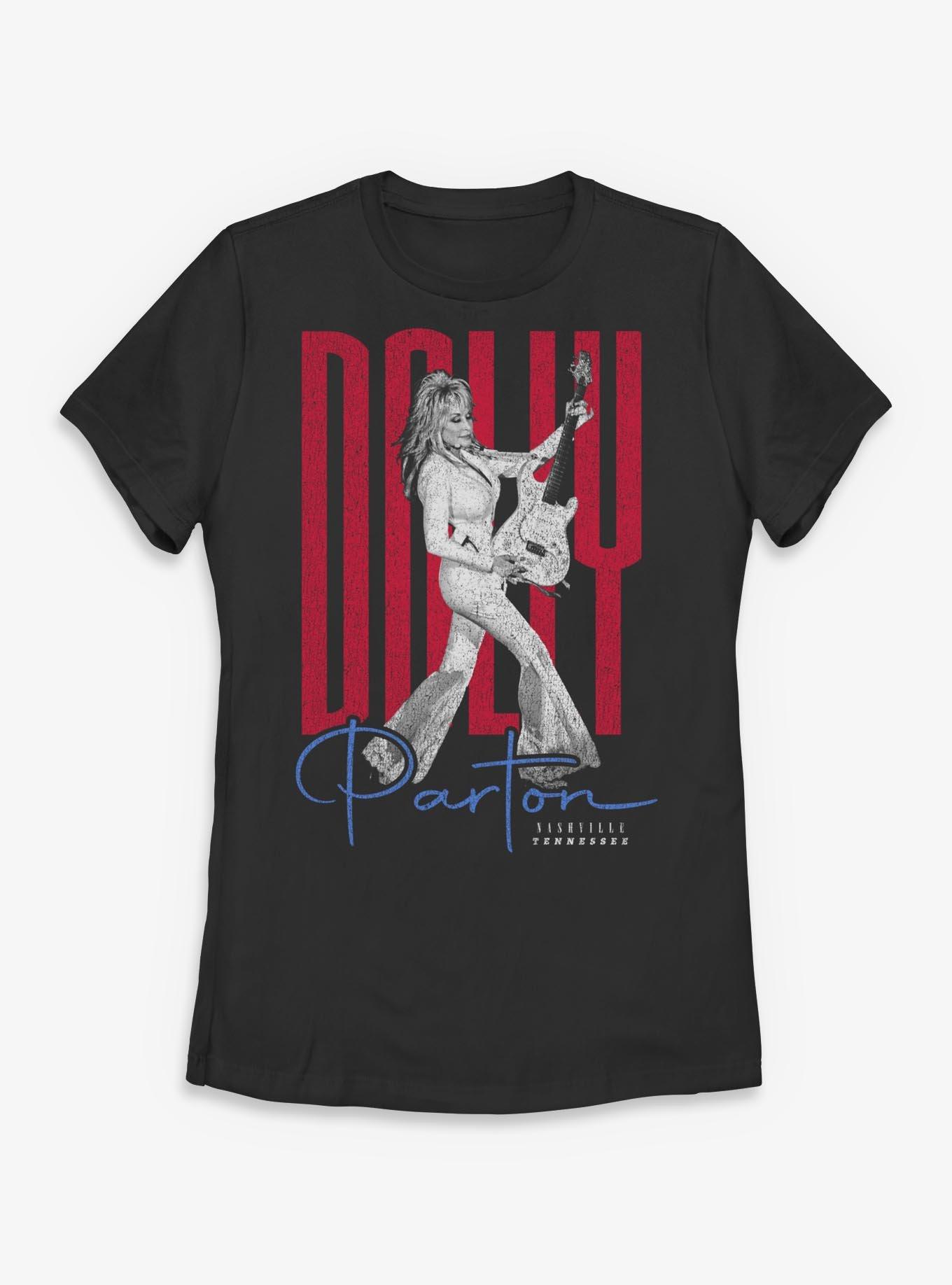 Dolly Parton Live Womens T-Shirt, BLACK, hi-res view 1