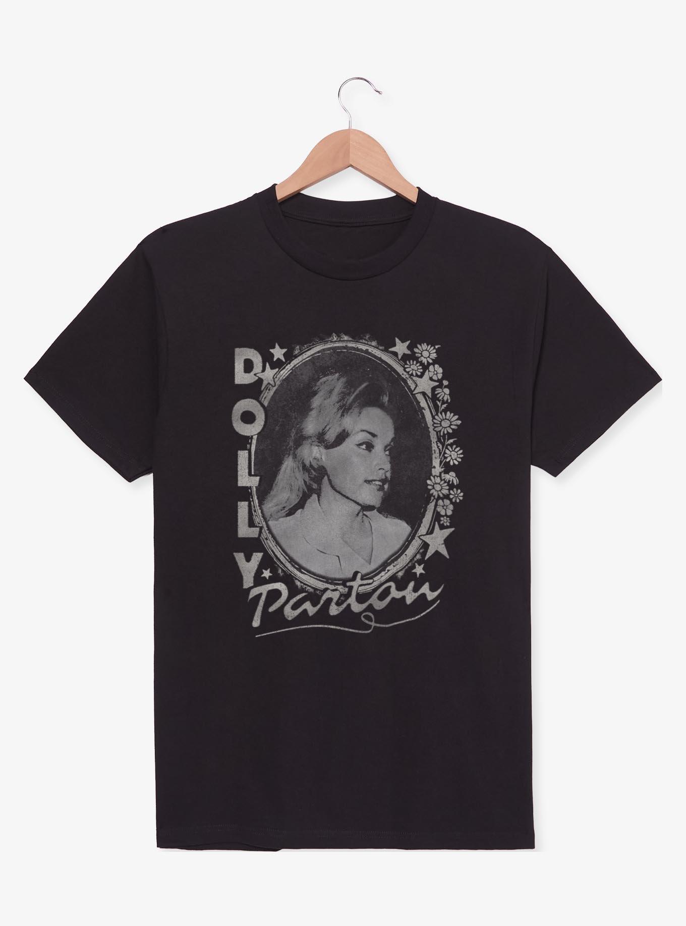 Dolly Parton Stars And Flowers T-Shirt, , hi-res