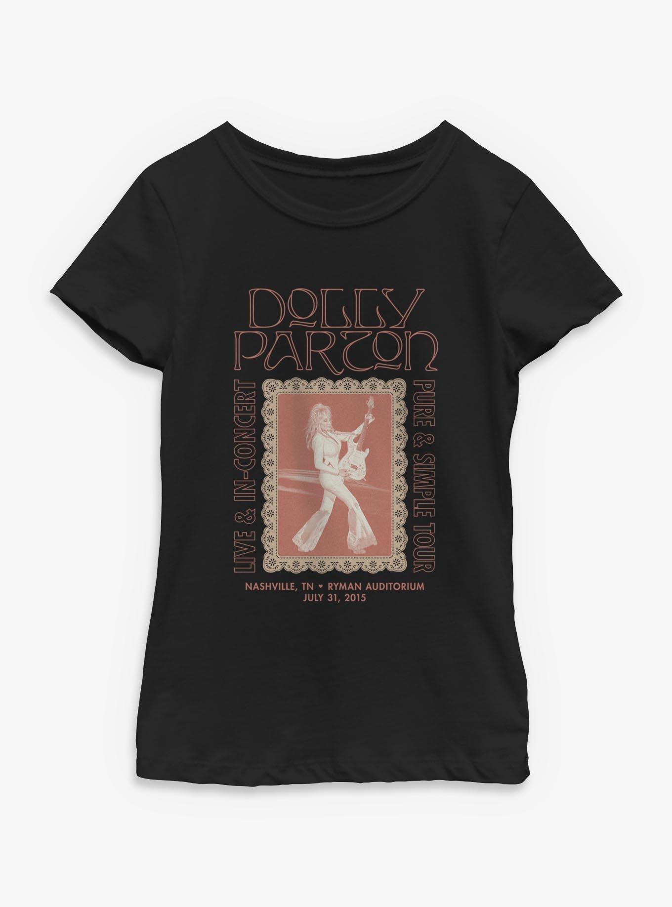 Dolly Parton Live In Concert Youth Girls T-Shirt, , hi-res