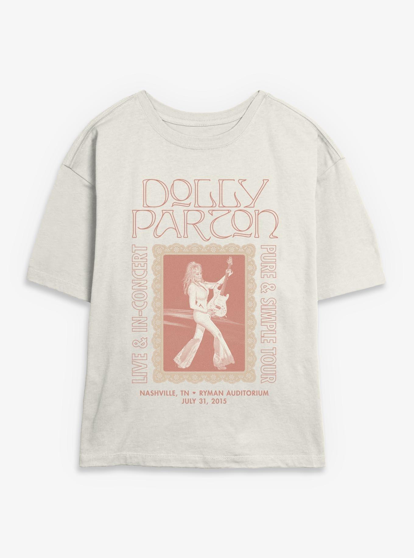 Dolly Parton Live In Concert Womens Skimmer T-Shirt, , hi-res