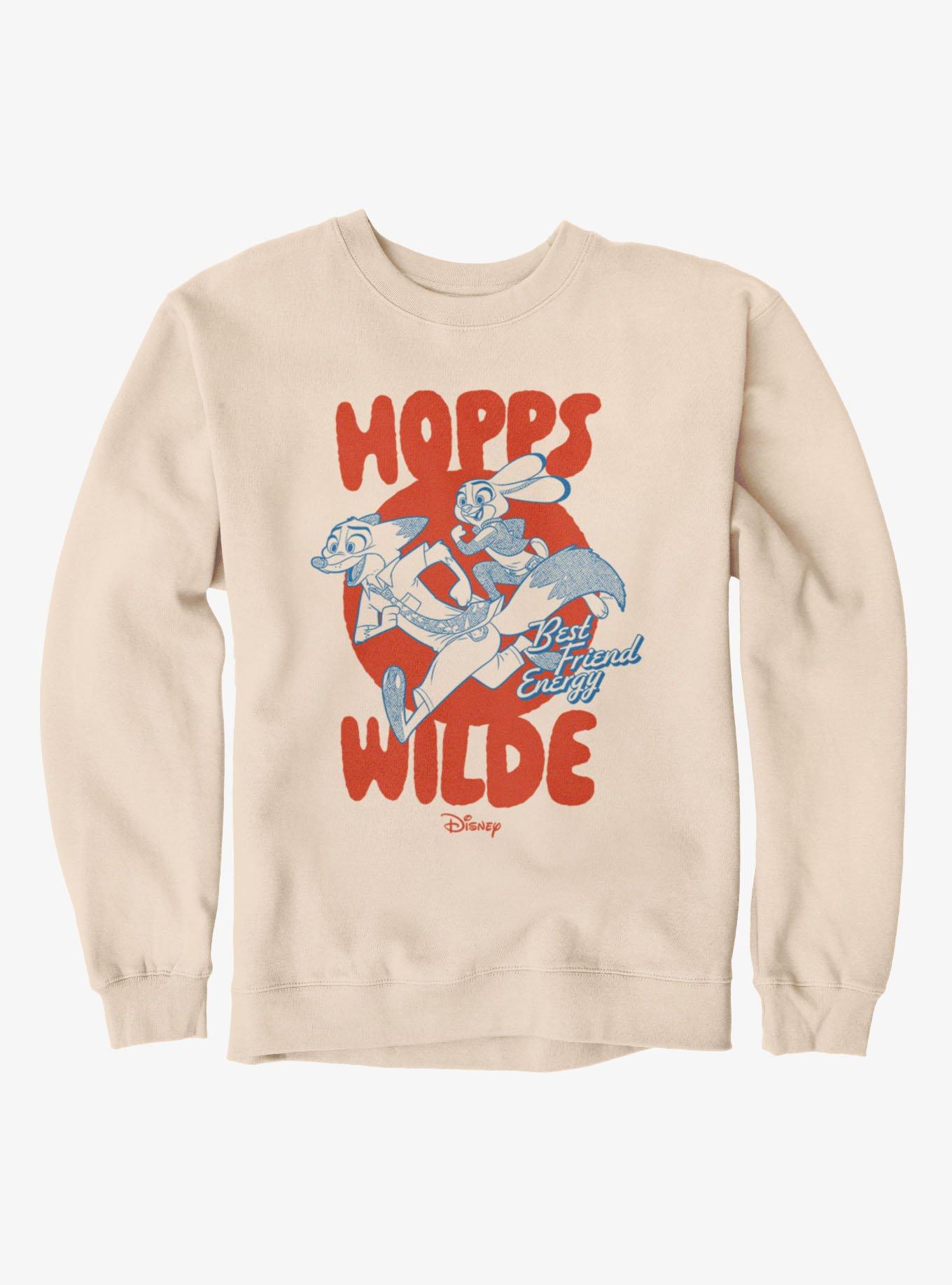 Disney Pixar Zootopia 2 Best Friend Energy Hopps Wilde Sweatshirt, , hi-res