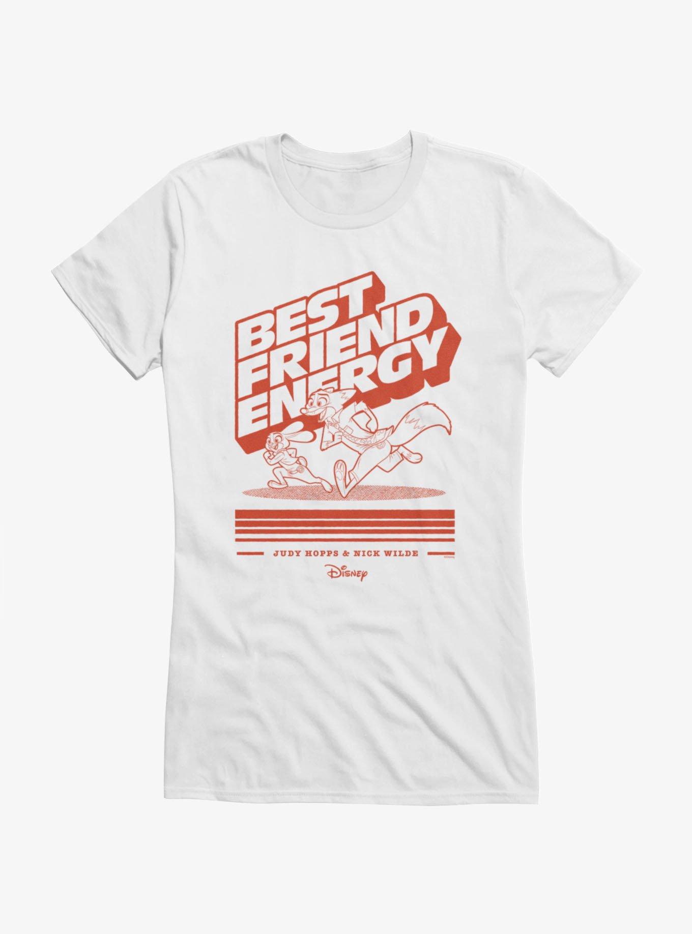 Disney Pixar Zootopia 2 Best Friend Energy Judy Hopps & Nick Wilde Girls T-Shirt, , hi-res