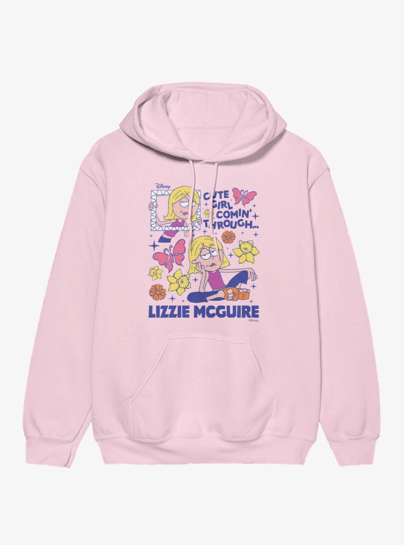 Disney Lizzie Mcguire Cute Girl Coming Through Frame Hoodie