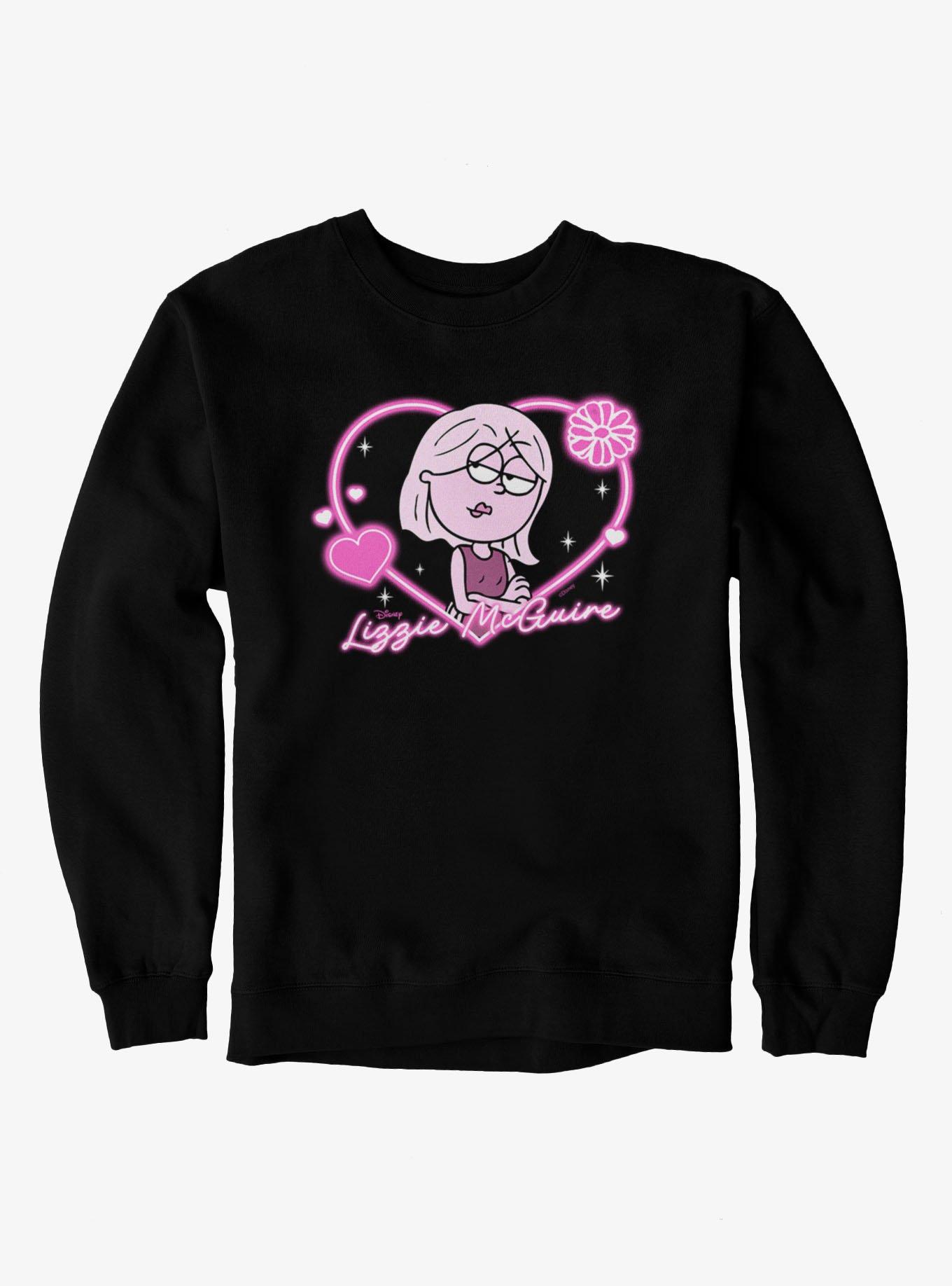 Disney Lizzie Mcguire Pink Heart For Lizzie Sweatshirt, , hi-res