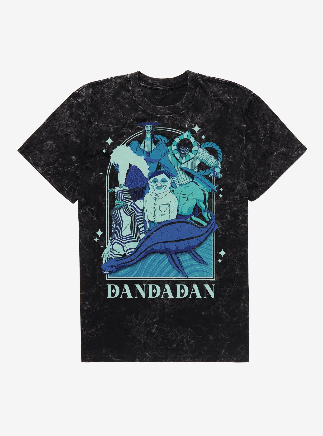 Dandadan Framed Occult Characters Mineral Wash T-Shirt Hot Topic Exclusive, , hi-res