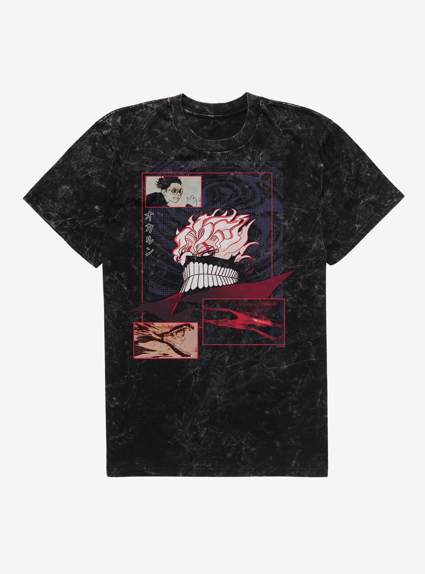 Dandadan Okarun Transformation Mineral Wash T-Shirt Hot Topic Exclusive, , hi-res