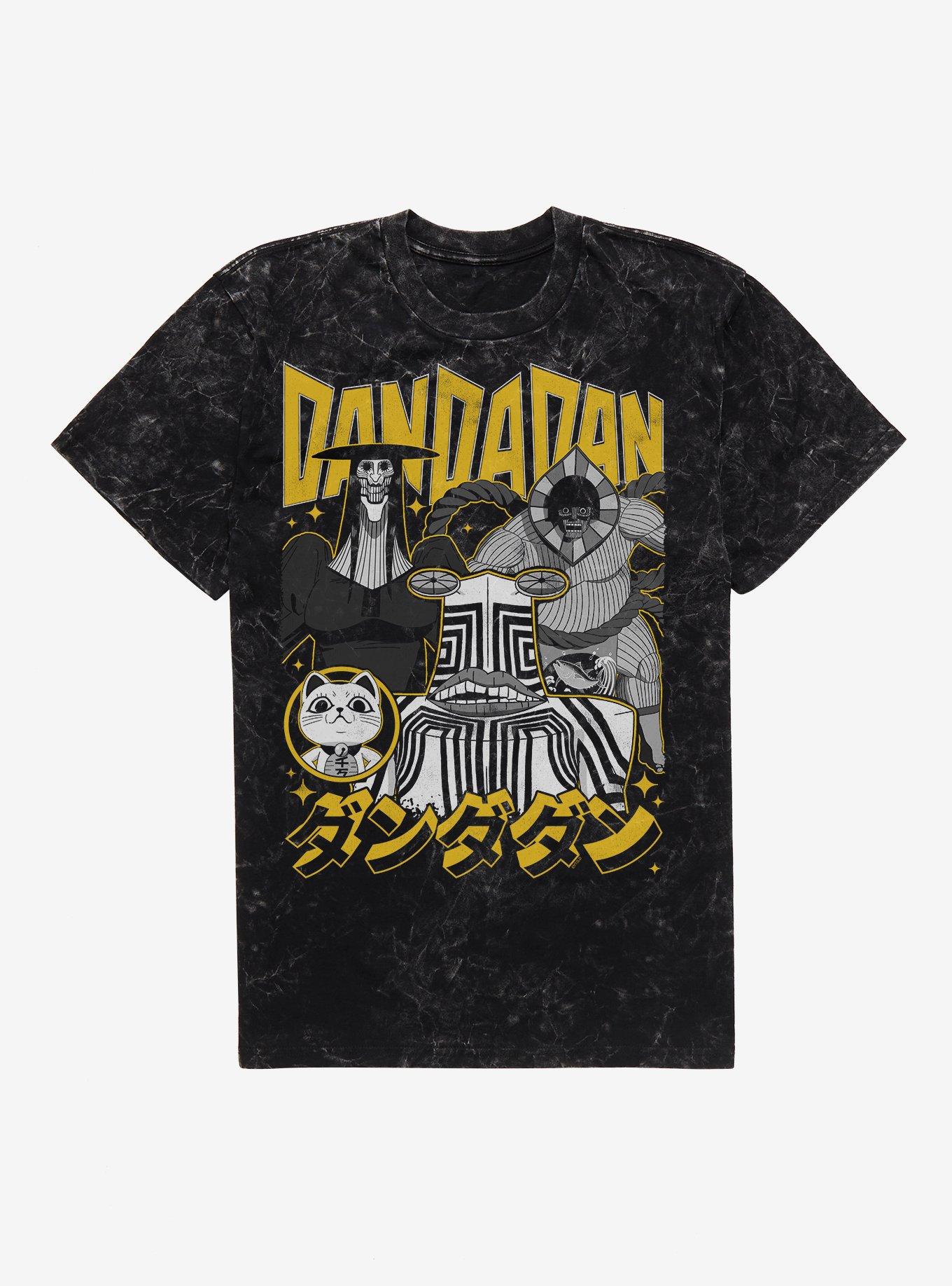 Dandadan Occult Aliens Mineral Wash T-Shirt Hot Topic Exclusive, , hi-res