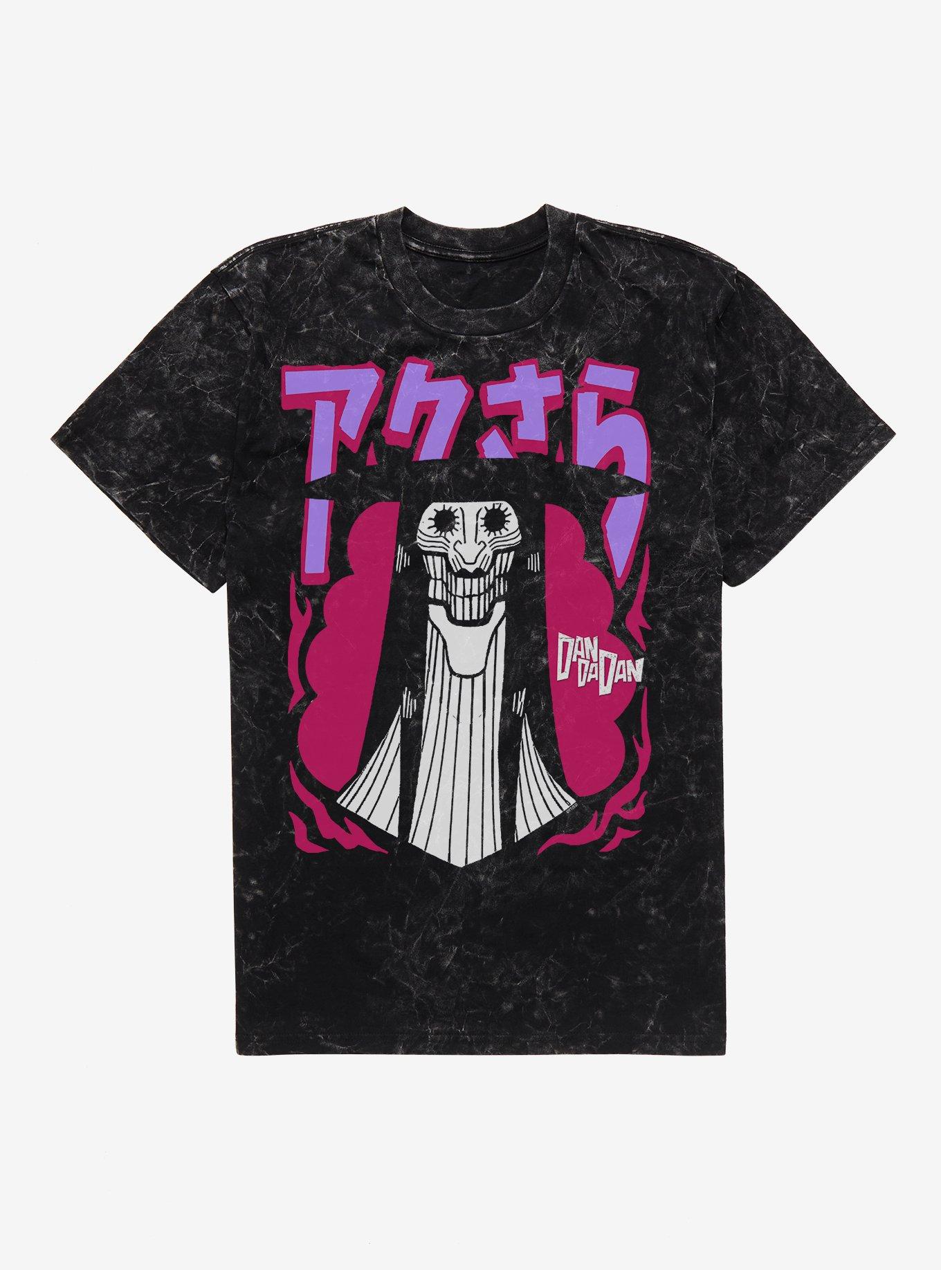 Dandadan Acro Silky Kanji Mineral Wash T-Shirt Hot Topic Exclusive, , hi-res