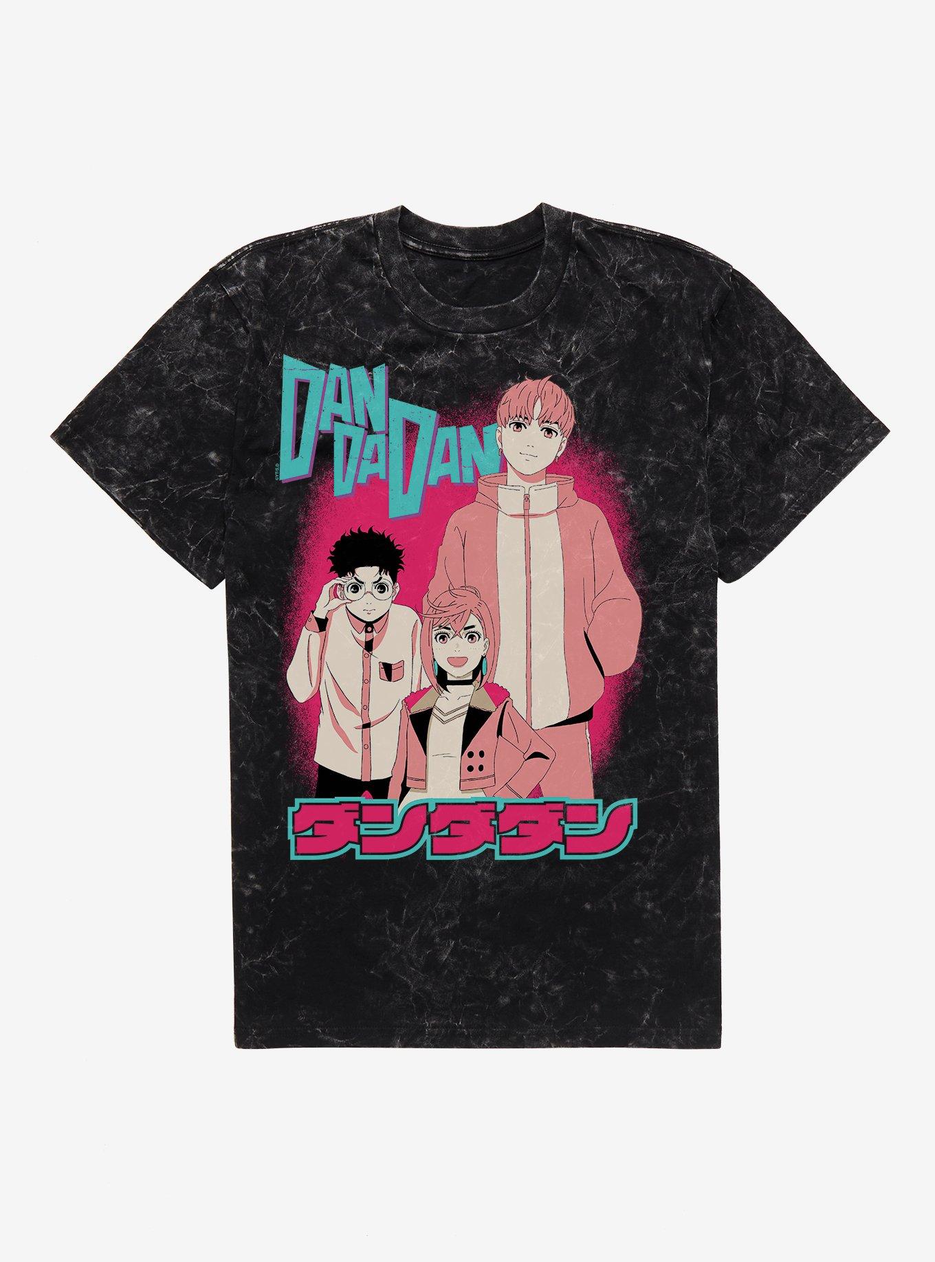Dandadan Okuran, Momo and Jiji Mineral Wash T-Shirt Hot Topic Exclusive, , hi-res