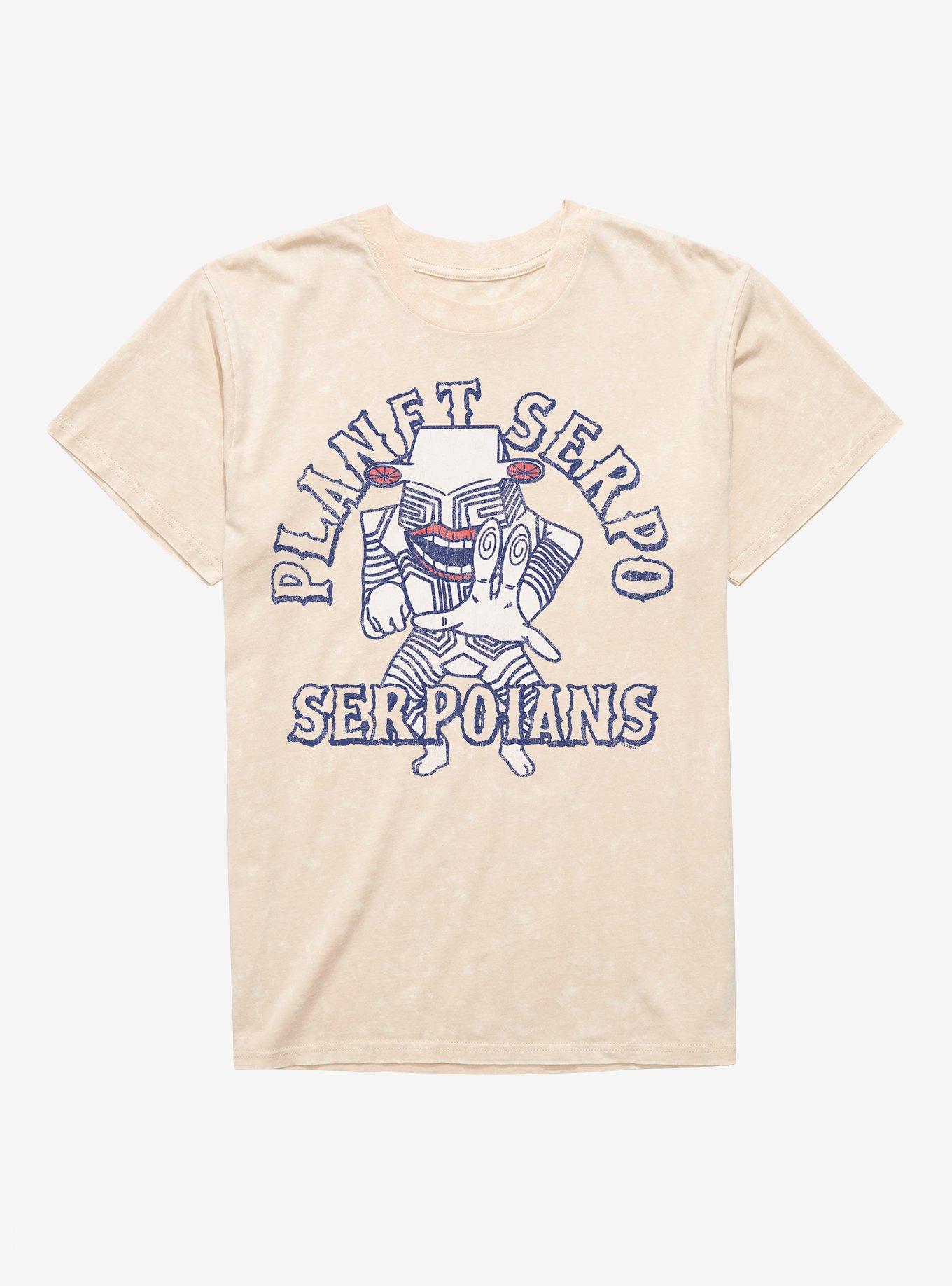 Dandadan Planet Serpo Serpoians Mineral Wash T-Shirt Hot Topic Exclusive, , hi-res