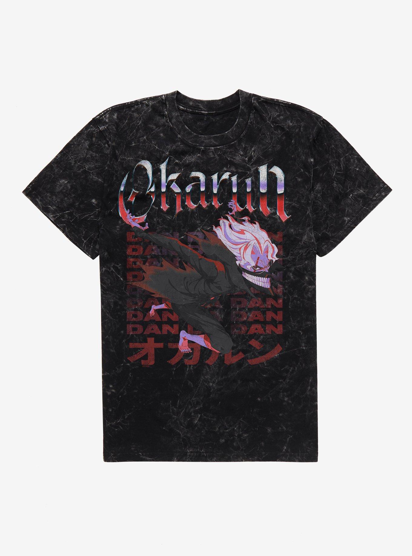 Dandadan Okarun Run Mineral Wash T-Shirt Hot Topic Exclusive, , hi-res