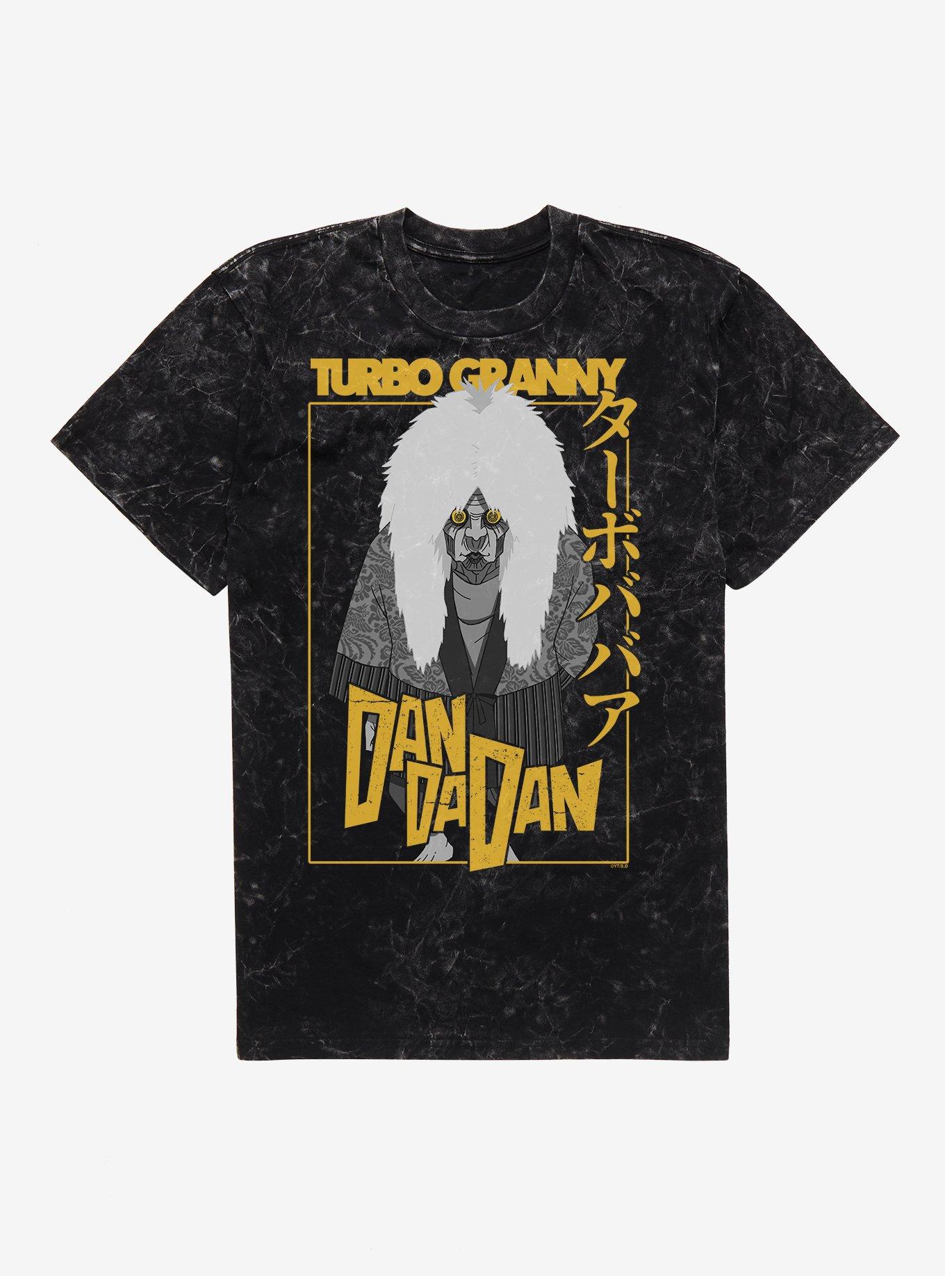 Dandadan Turbo Granny Mineral Wash T-Shirt Hot Topic Exclusive, , hi-res