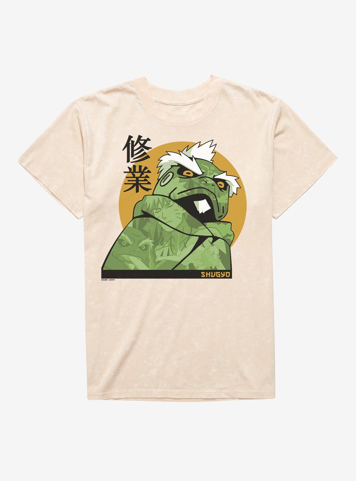 Naruto Shippuden Shugyo Mineral Wash T-Shirt Hot Topic Exclusive, , hi-res