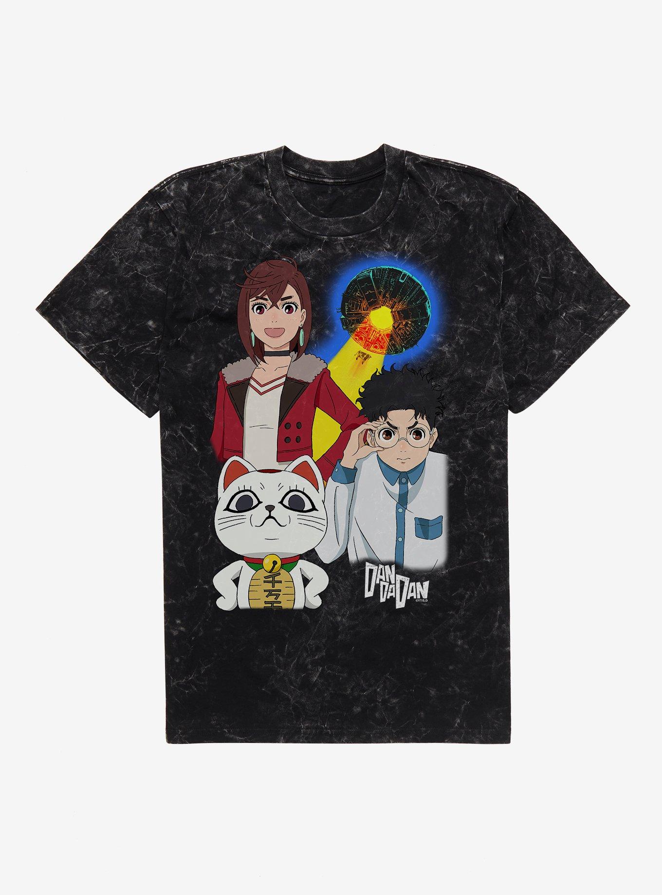 Dandadan Momo Okarun Turbo Granny Main Trio Mineral Wash T-Shirt BoxLunch Exclusive