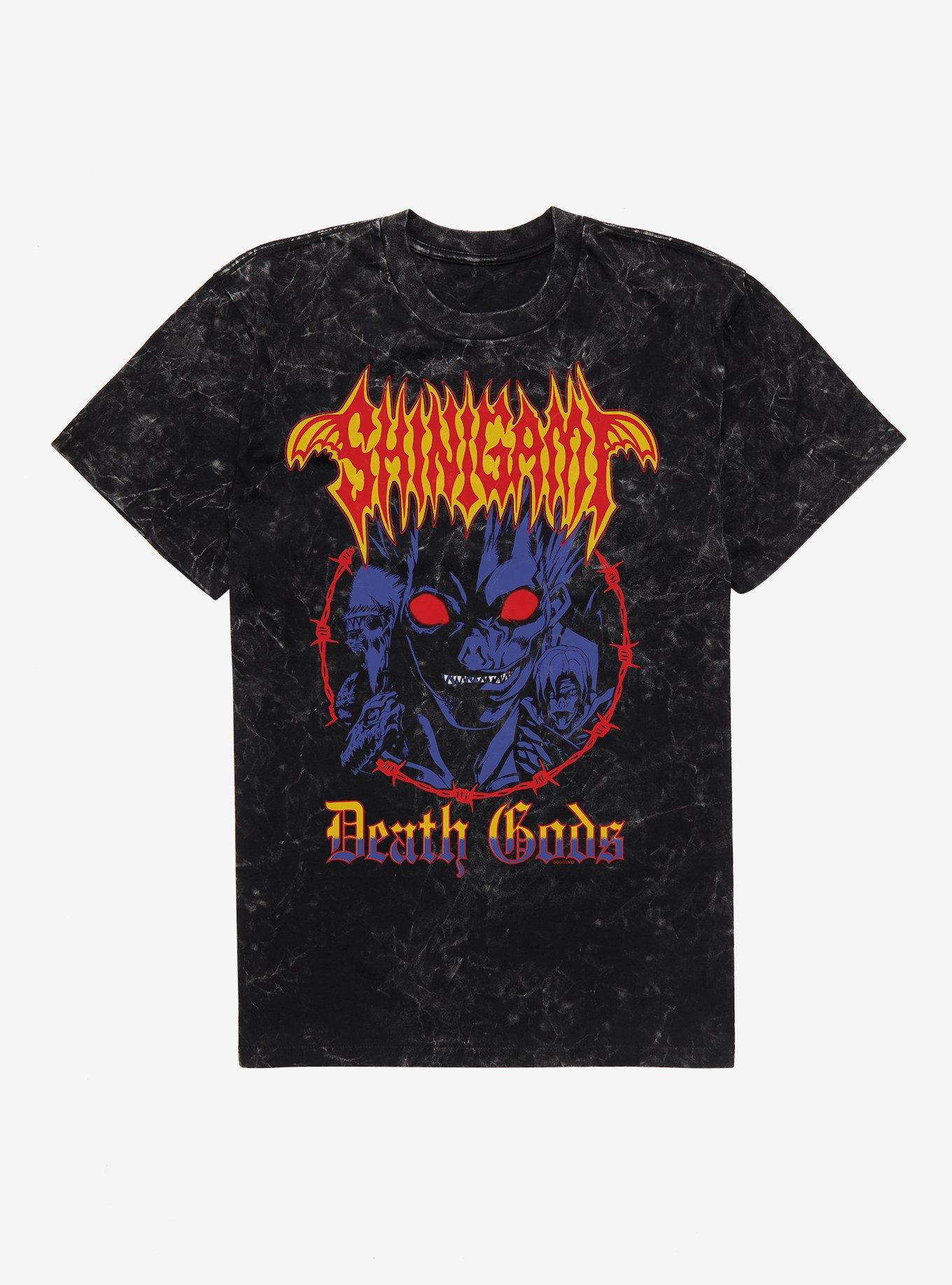 Death Note Shinigami Death Metal Mineral Wash T-Shirt BoxLunch Exclusive, , hi-res