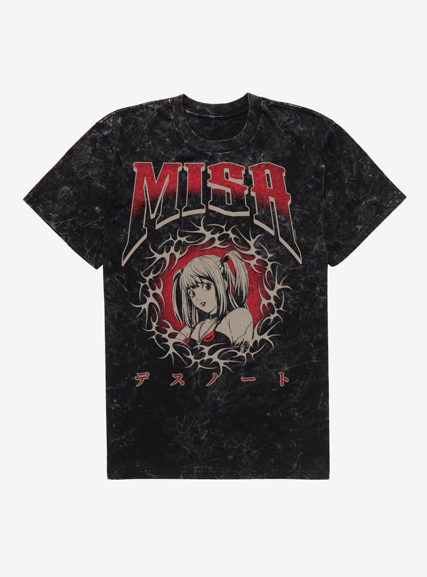 Death Note Metal Misa Mineral Wash T-Shirt BoxLunch Exclusive, , hi-res