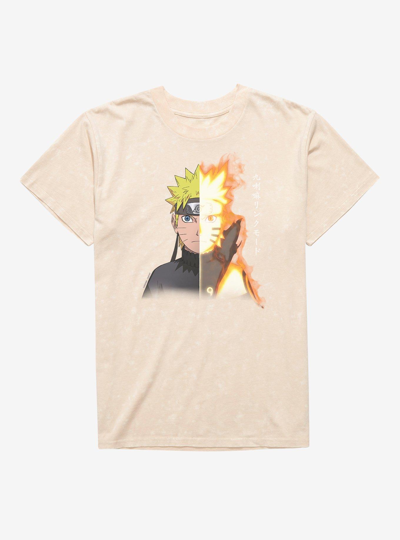 Naruto Shippuden Naruto Biju Mineral Wash T-Shirt BoxLunch Exclusive, , hi-res