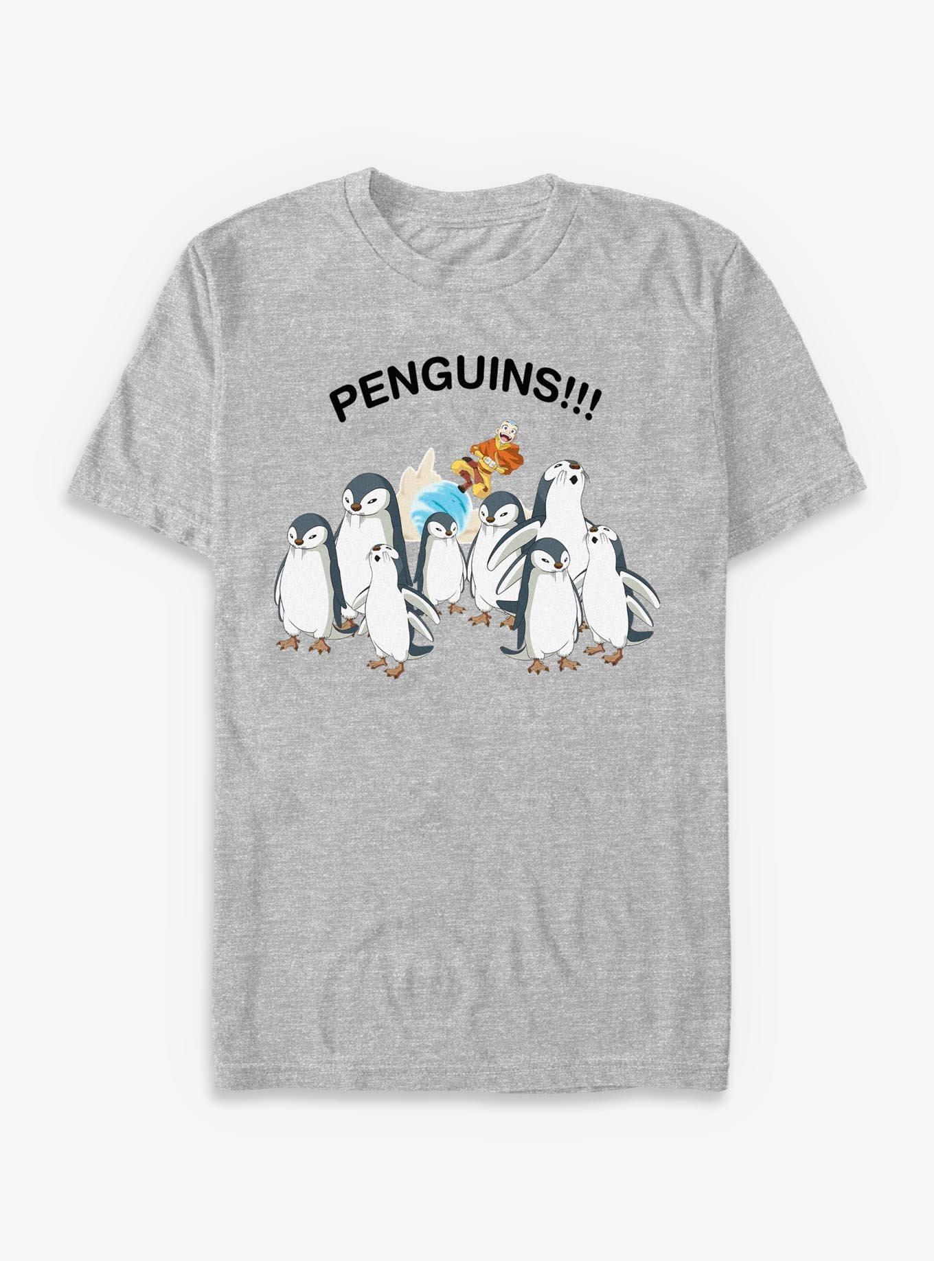 Avatar: The Last Airbender Aang And Penguins T-Shirt, , hi-res