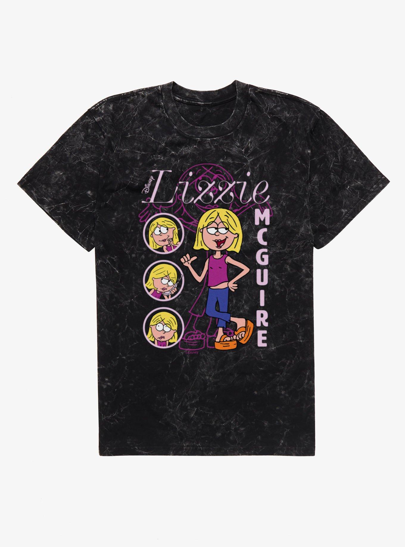 Disney Lizzie Mcguire That?s Me Circle Of Emotions Mineral Wash T-Shirt, , hi-res