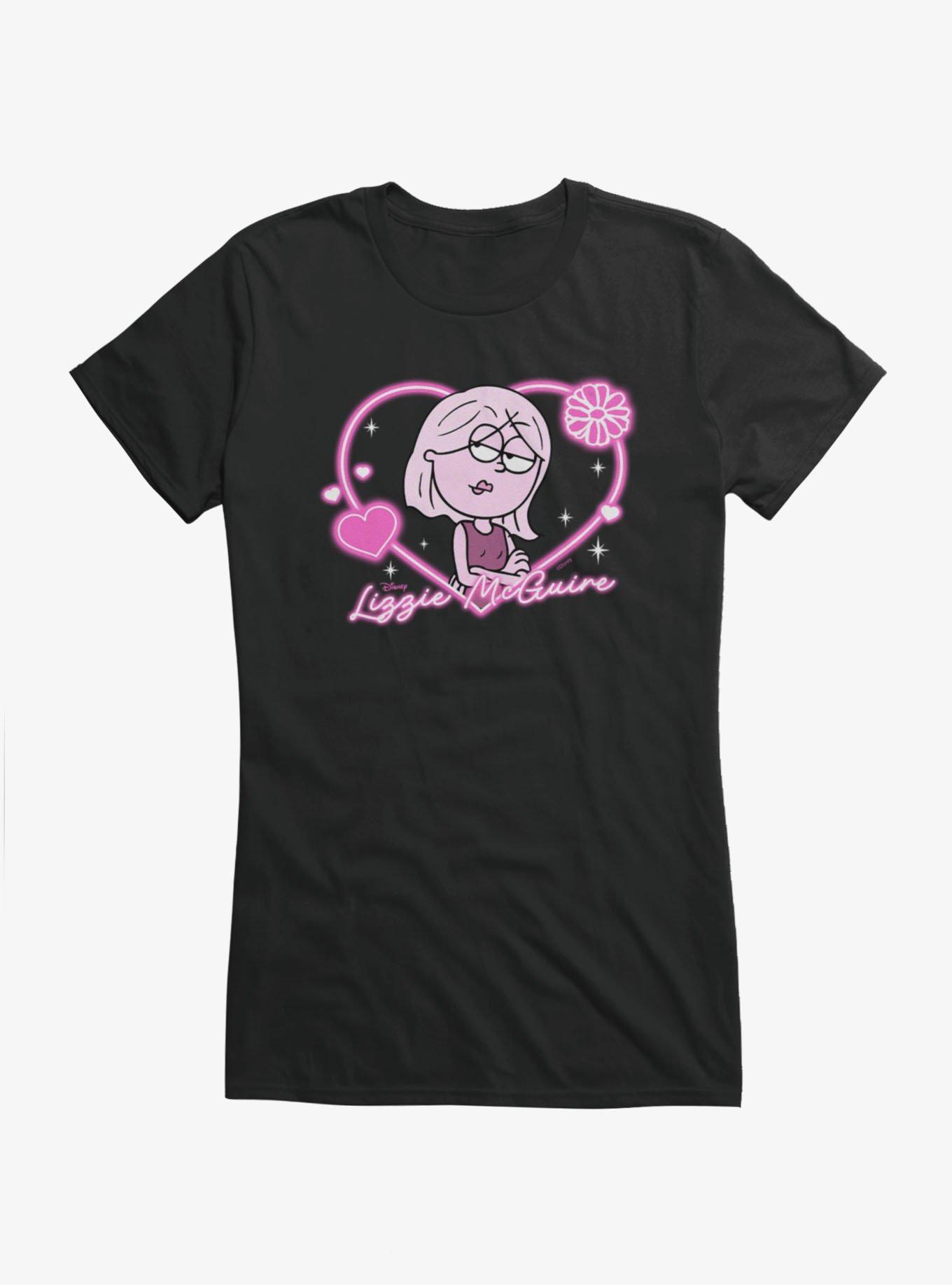 Disney Lizzie Mcguire Pink Heart For Lizzie Girls T-Shirt, , hi-res