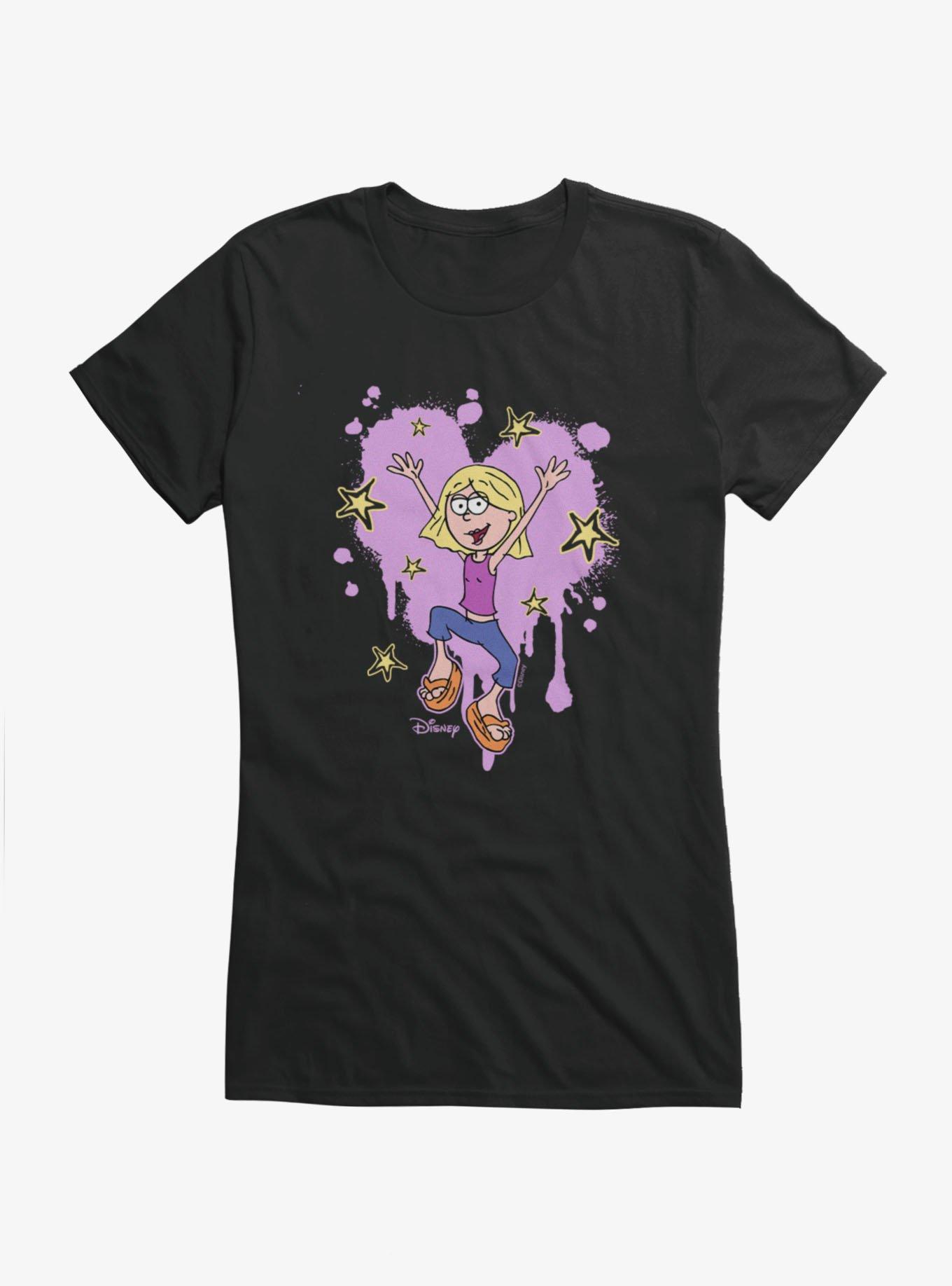 Disney Lizzie Mcguire Stars And Paint Heart Jump Girls T-Shirt, , hi-res
