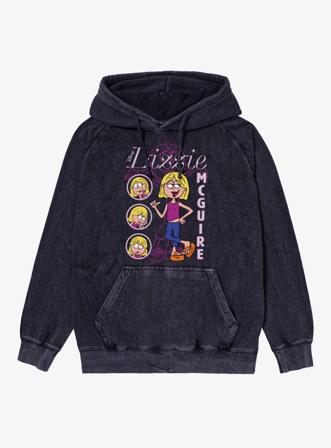 Disney Lizzie Mcguire That?s Me Circle Of Emotions Mineral Wash Hoodie, , hi-res