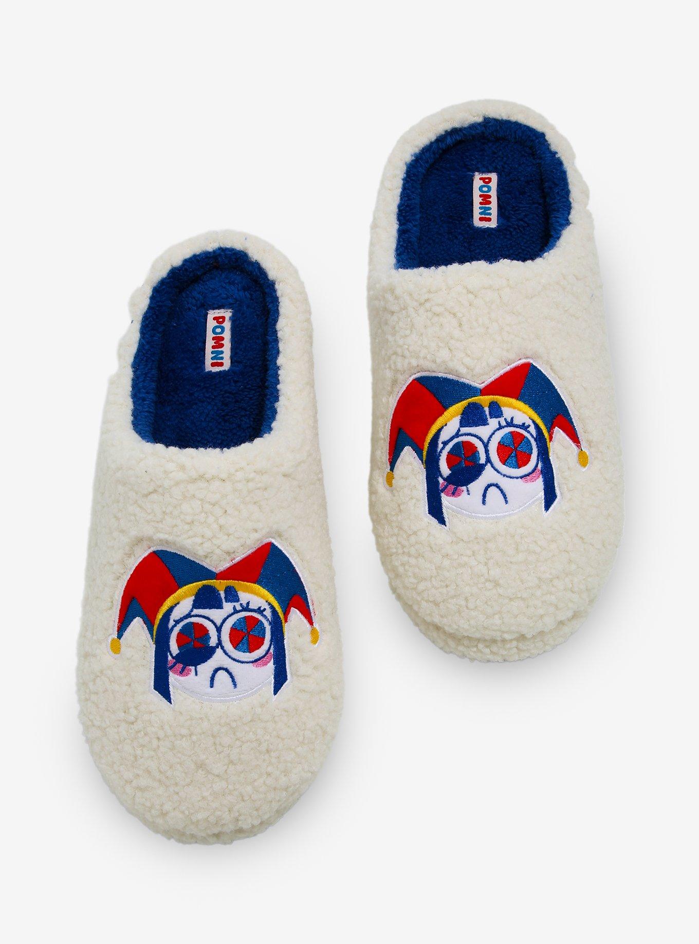 The Amazing Digital Circus Pomni Sherpa Slippers - BoxLunch Exclusive