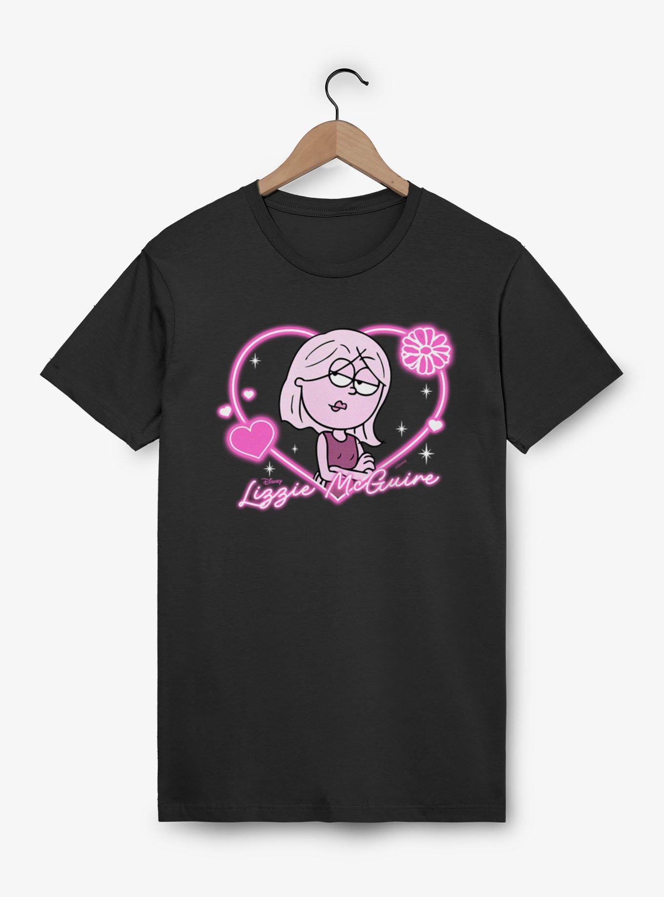 Disney Lizzie McGuire Pink Heart For Lizzie T-Shirt, , hi-res