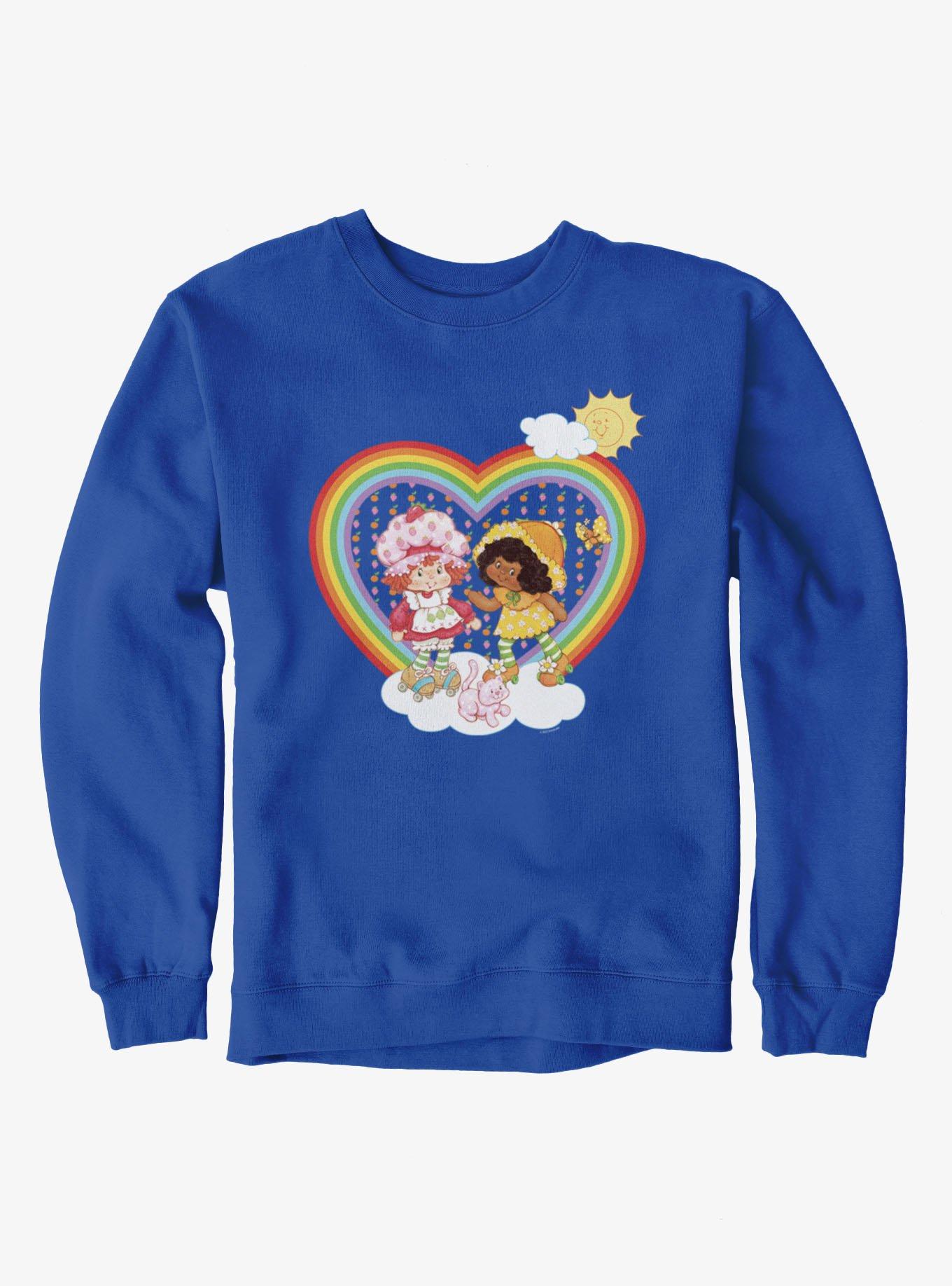 Strawberry Shortcake Rainbow Heart Orange Blossom Sweatshirt, , hi-res