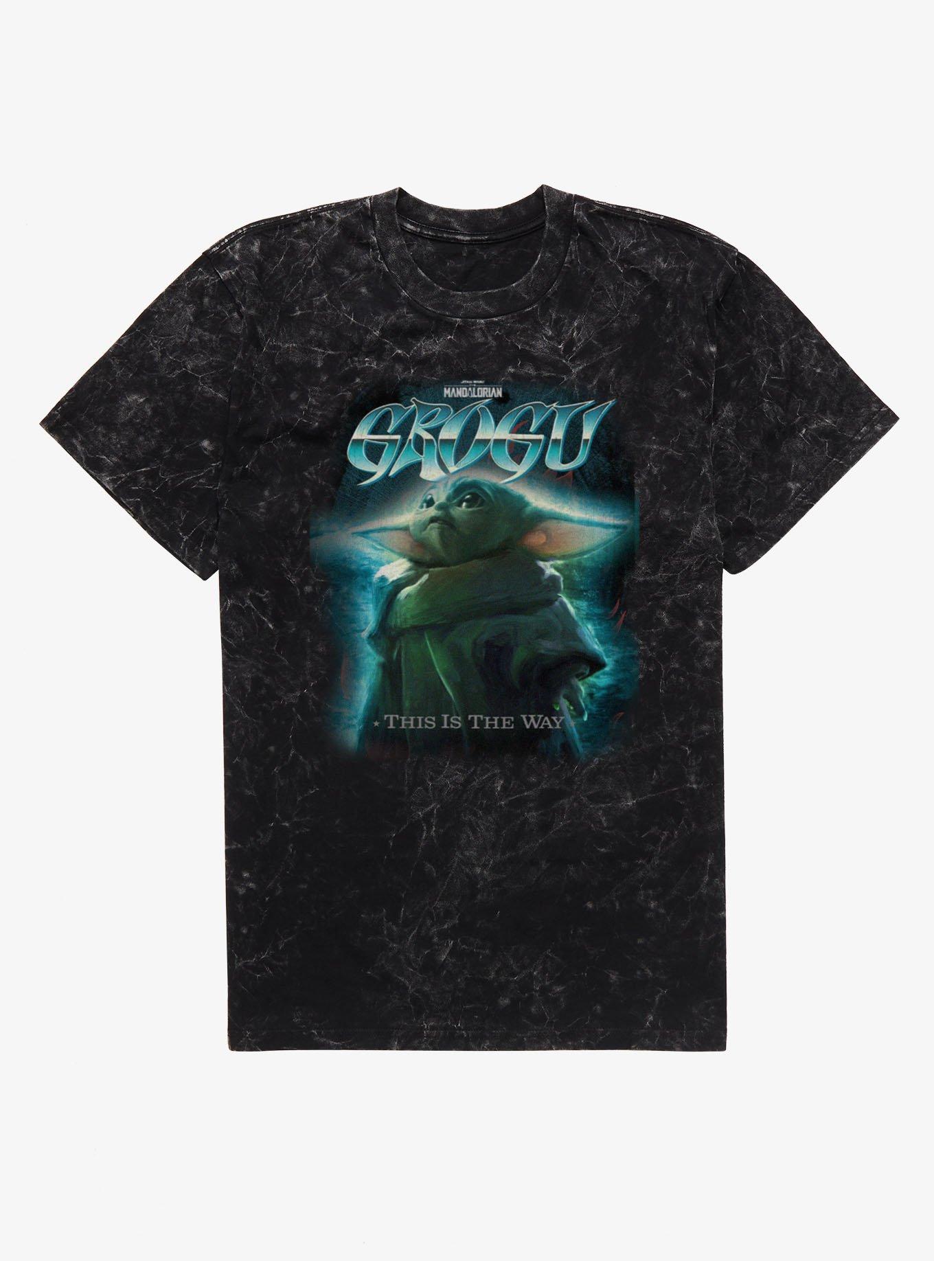 Star Wars The Mandalorian Grogu Is The Way Mystic Glow Mineral Wash T-Shirt, , hi-res