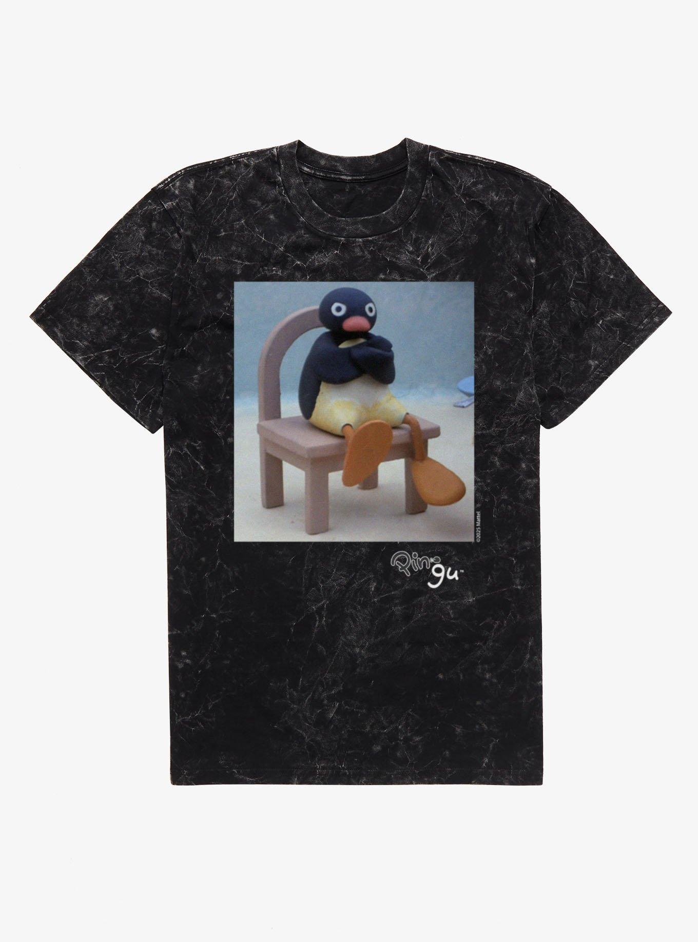Pingu Noot No Chair Mineral Wash T-Shirt